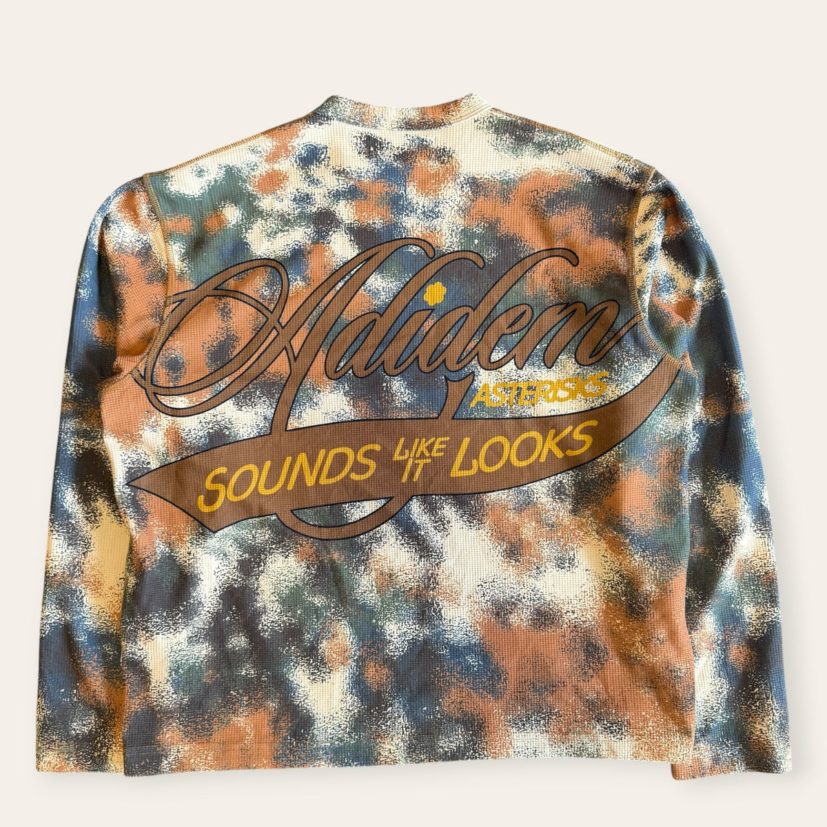 Adidem Asterisks Pixel Camo Thermal Longsleeve Size L