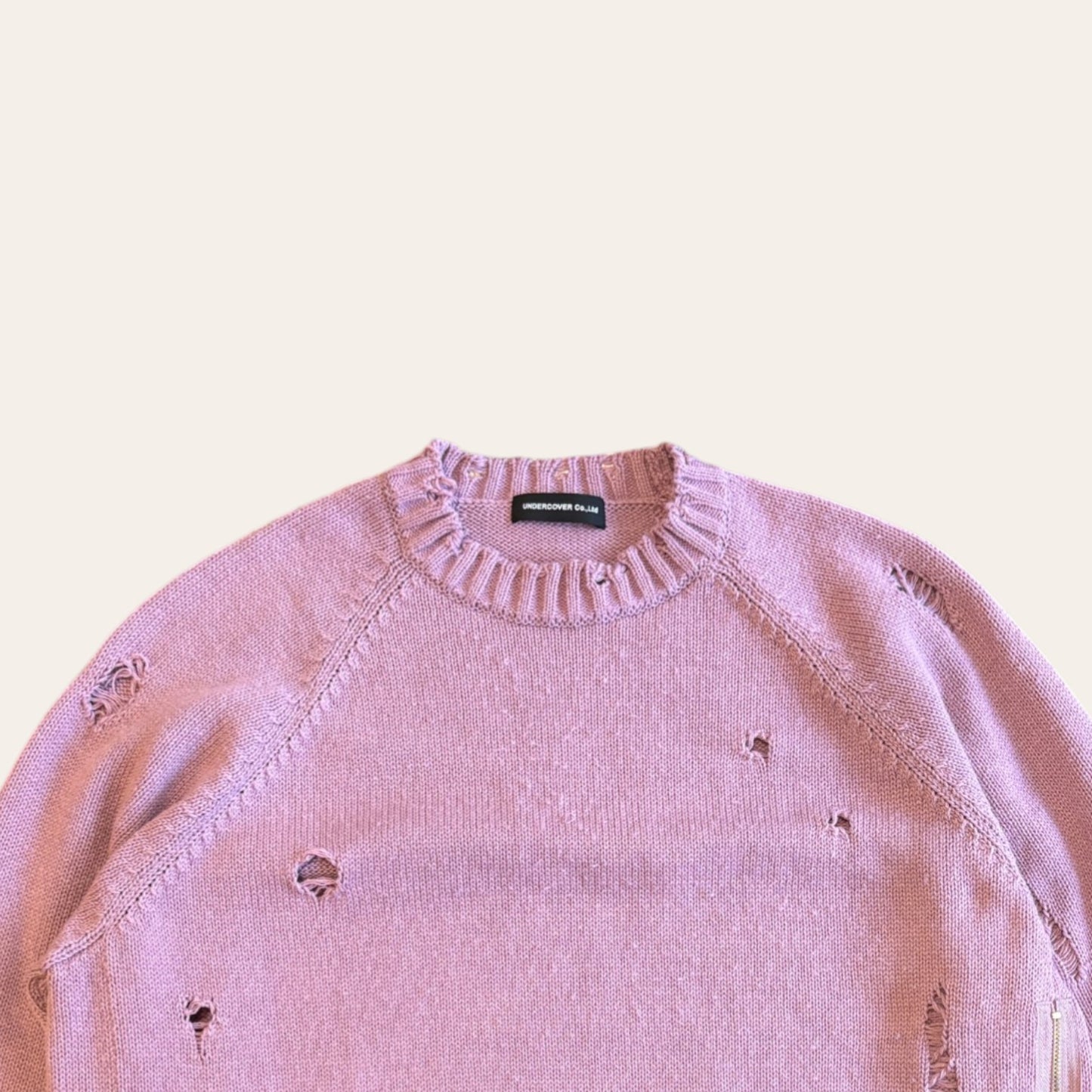 Undercover Side Zip Knit Sweater Size L