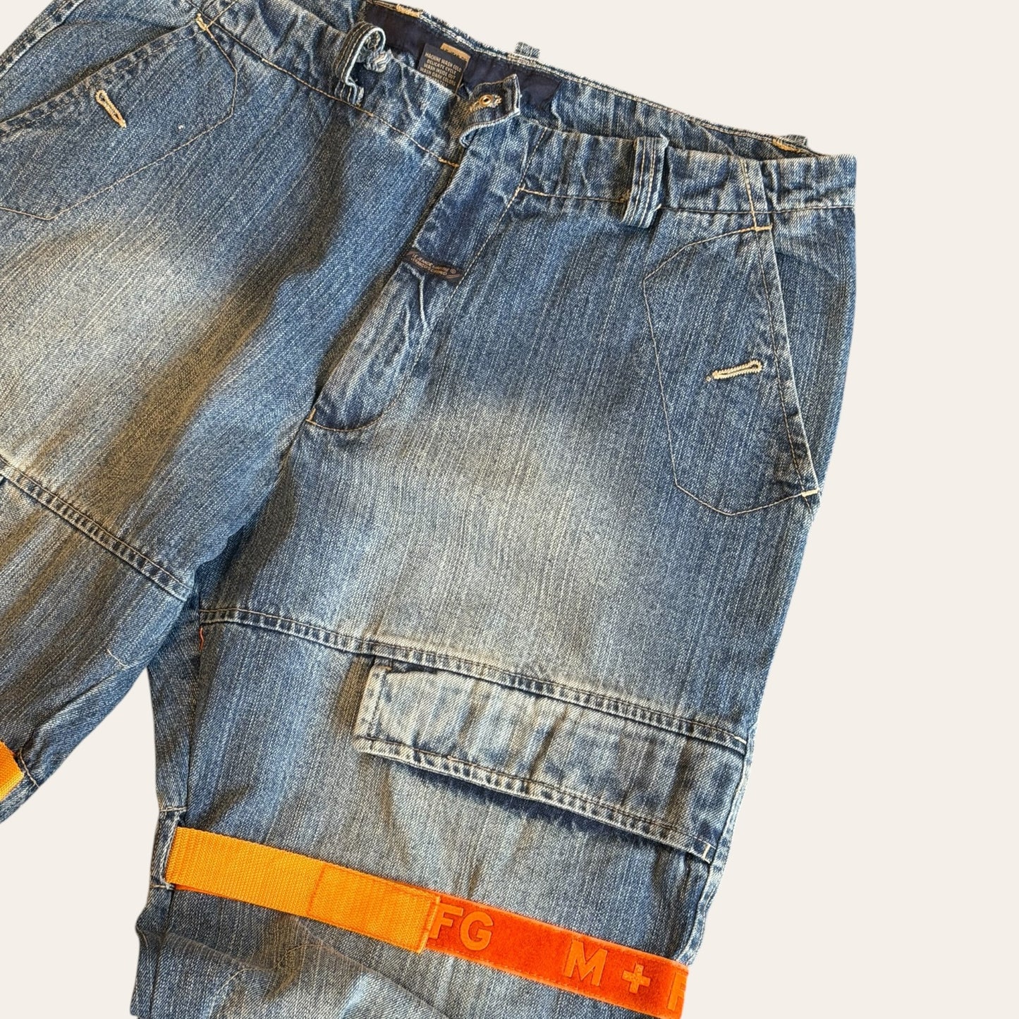 Marithe Francois Girbaud Strap Jeans Size 40