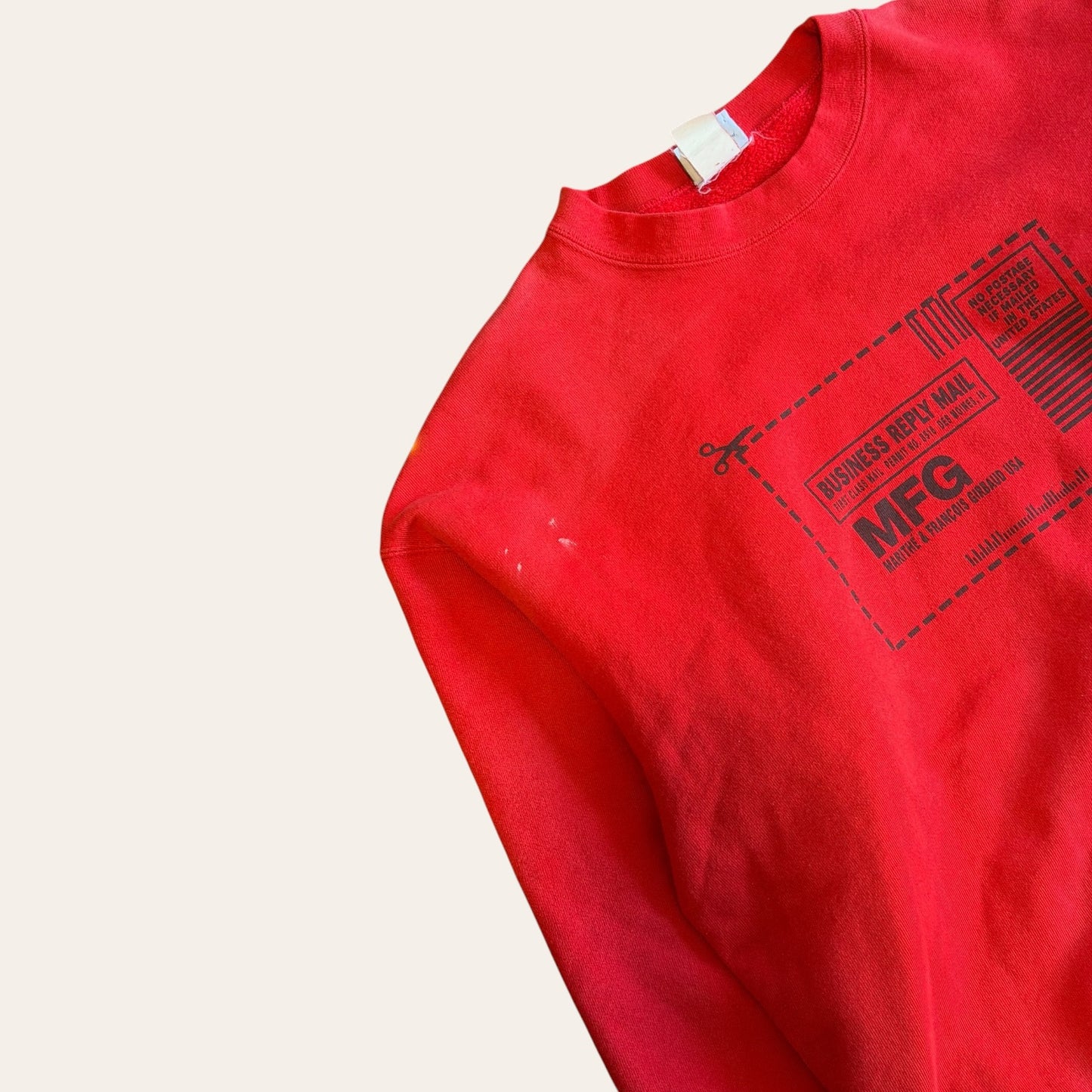 Marithe Francois Girbaud Mail Crewneck Size L