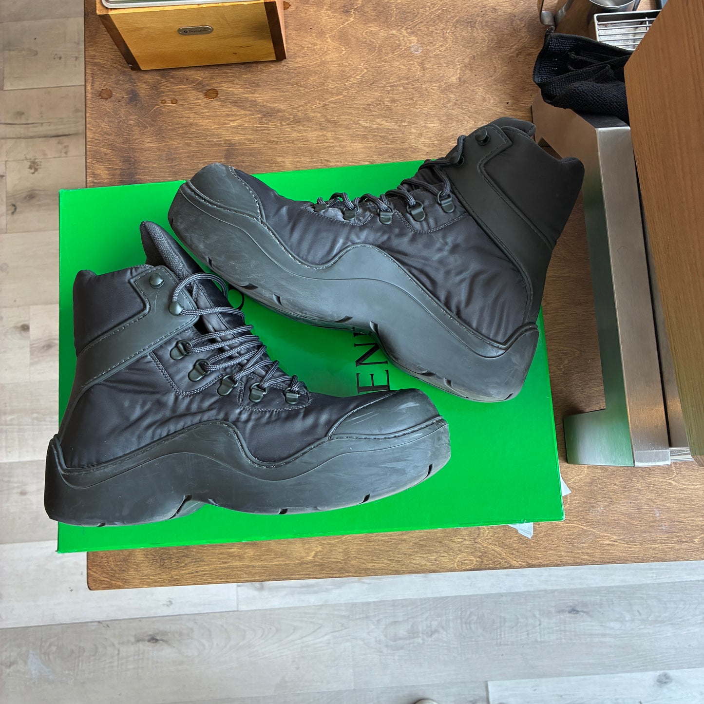 Bottega Veneta Puddle Camping Boot Size 44