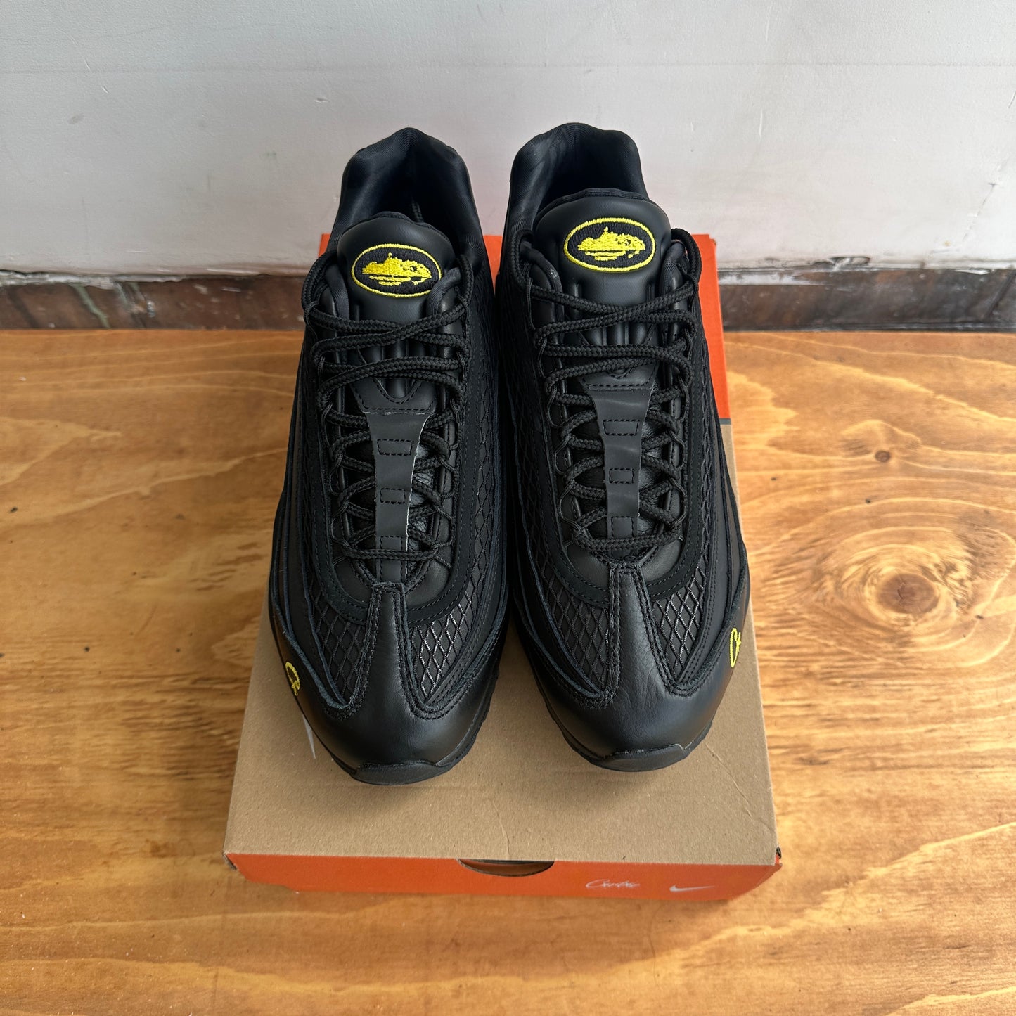 Brand New Corteiz x Nike AM95 "Honey Black" Size 10