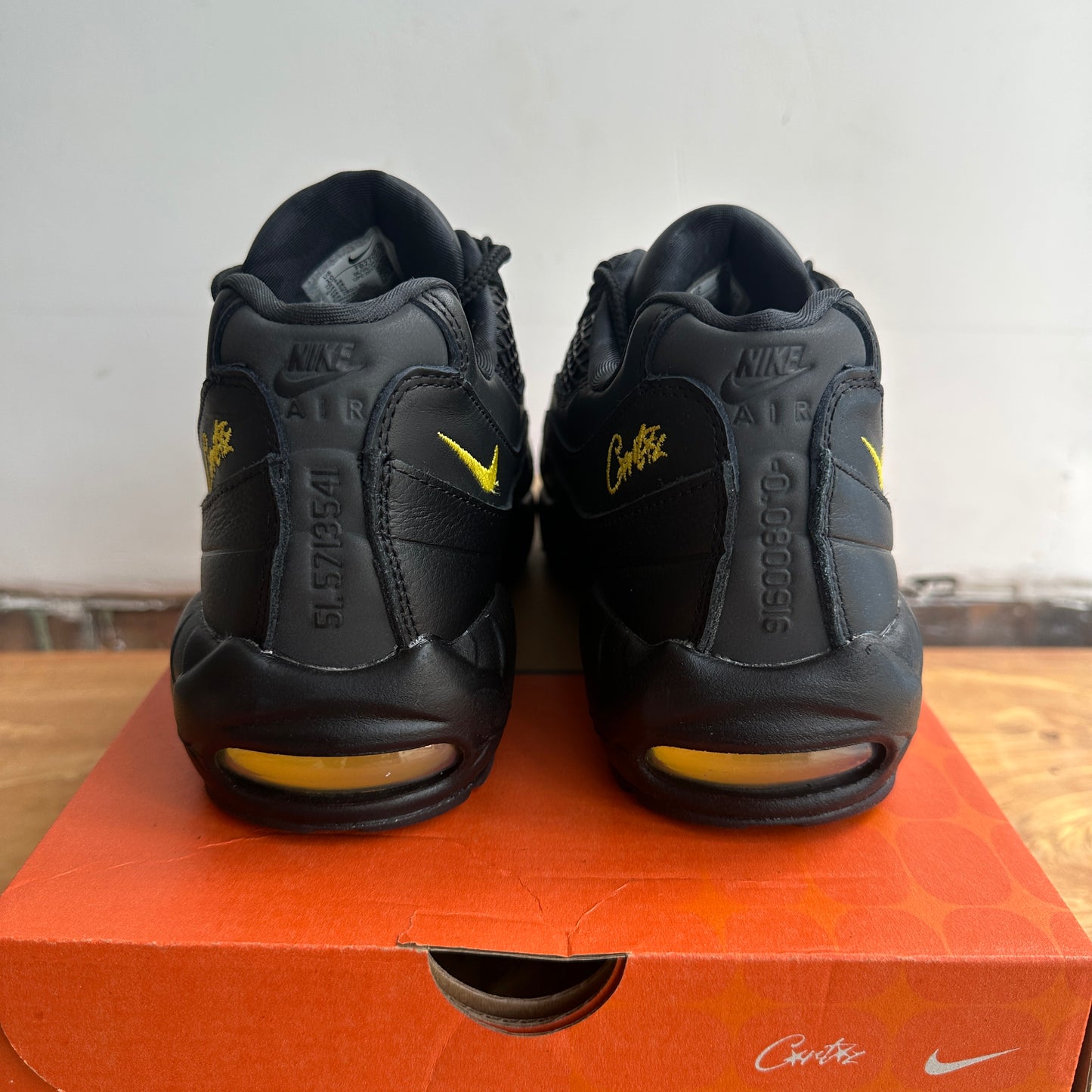 Brand New Corteiz x Nike AM95 "Honey Black" Size 10