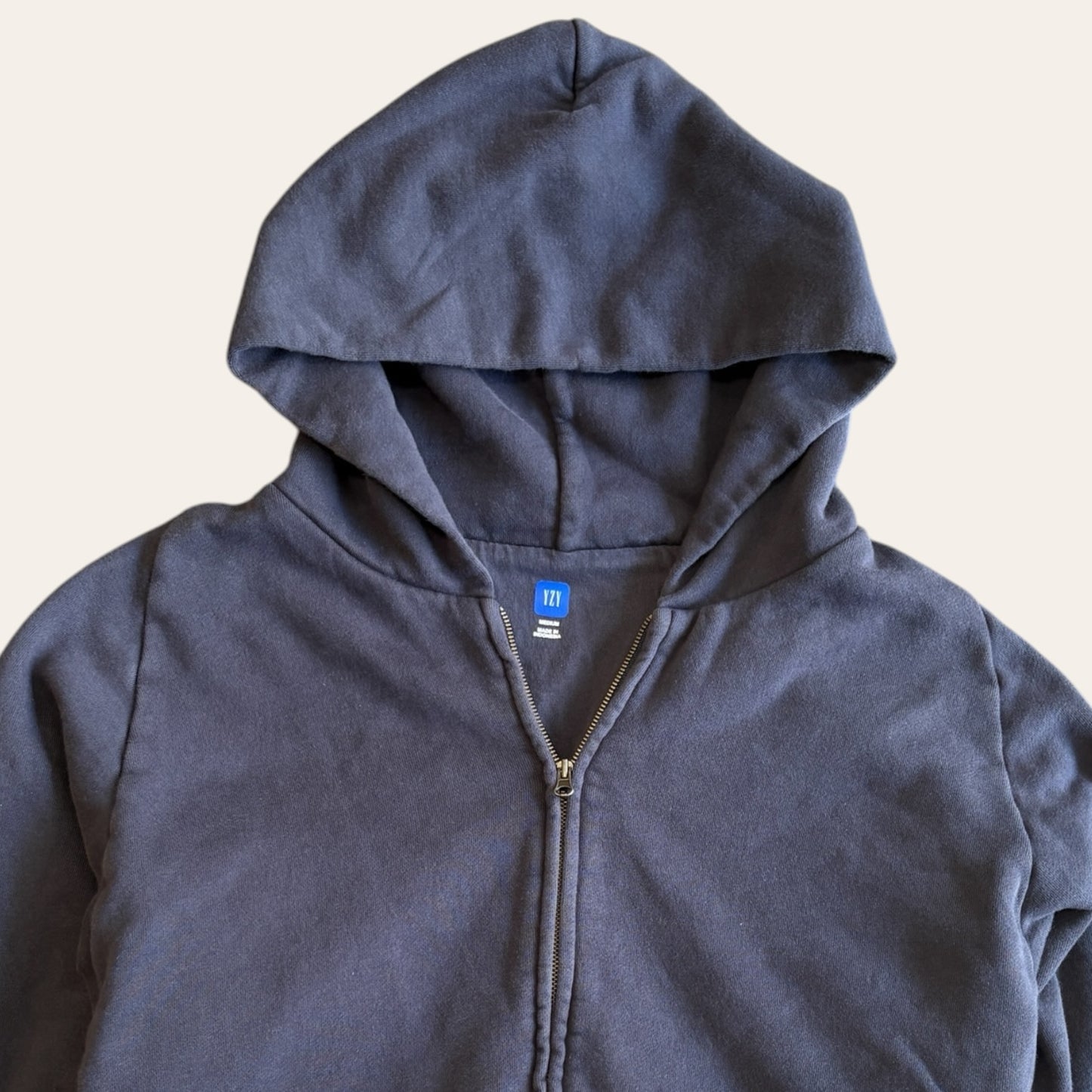 Yzy Gap Zip Hoodie Navy Size M