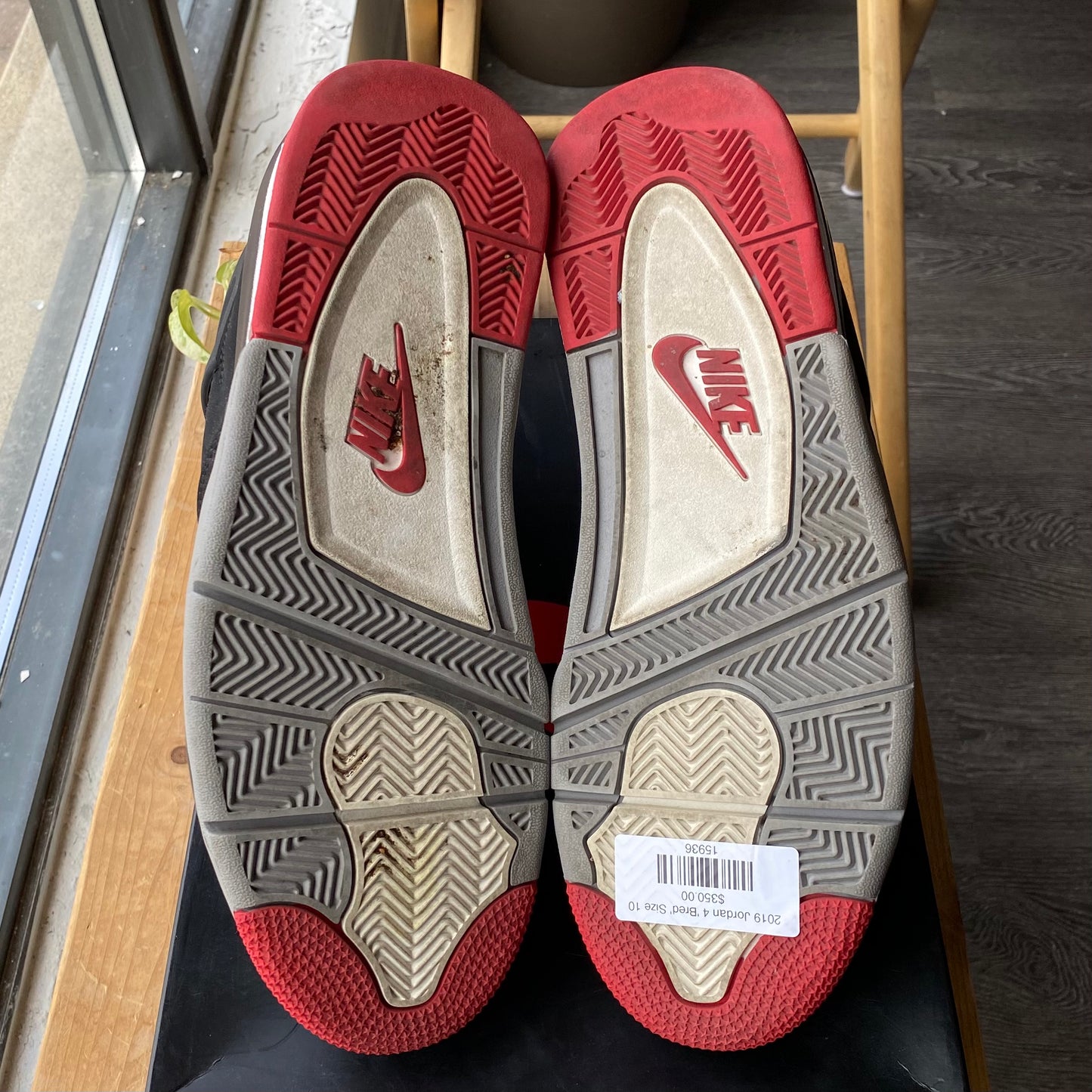 2019 Jordan 4 'Bred' Size 10