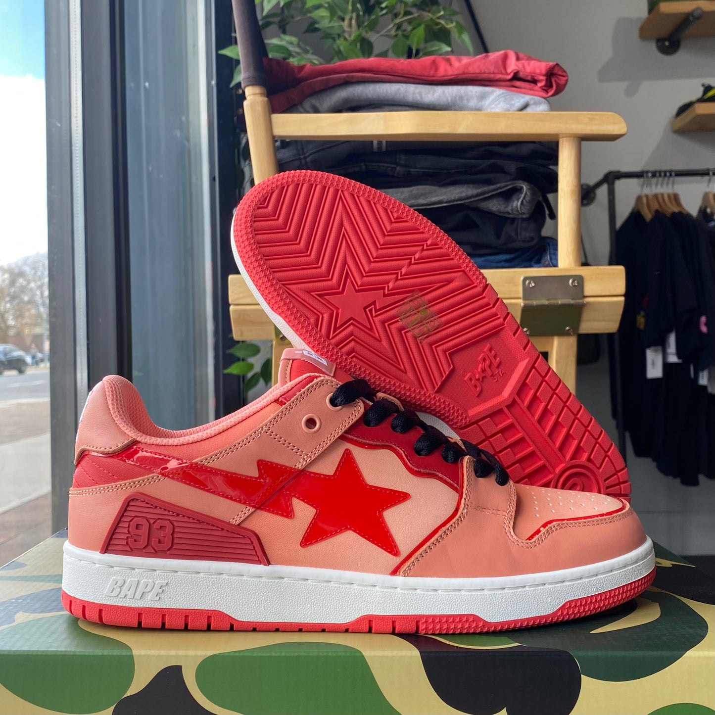 Brand New Bape Sk8Sta Pink