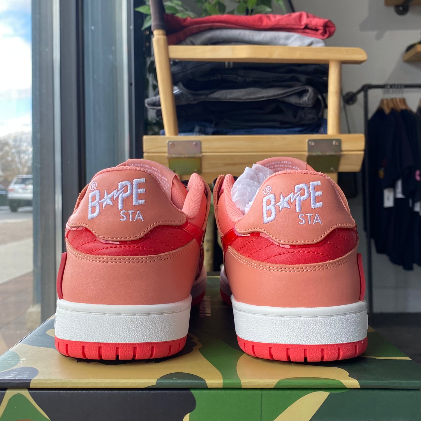 Brand New Bape Sk8Sta Pink