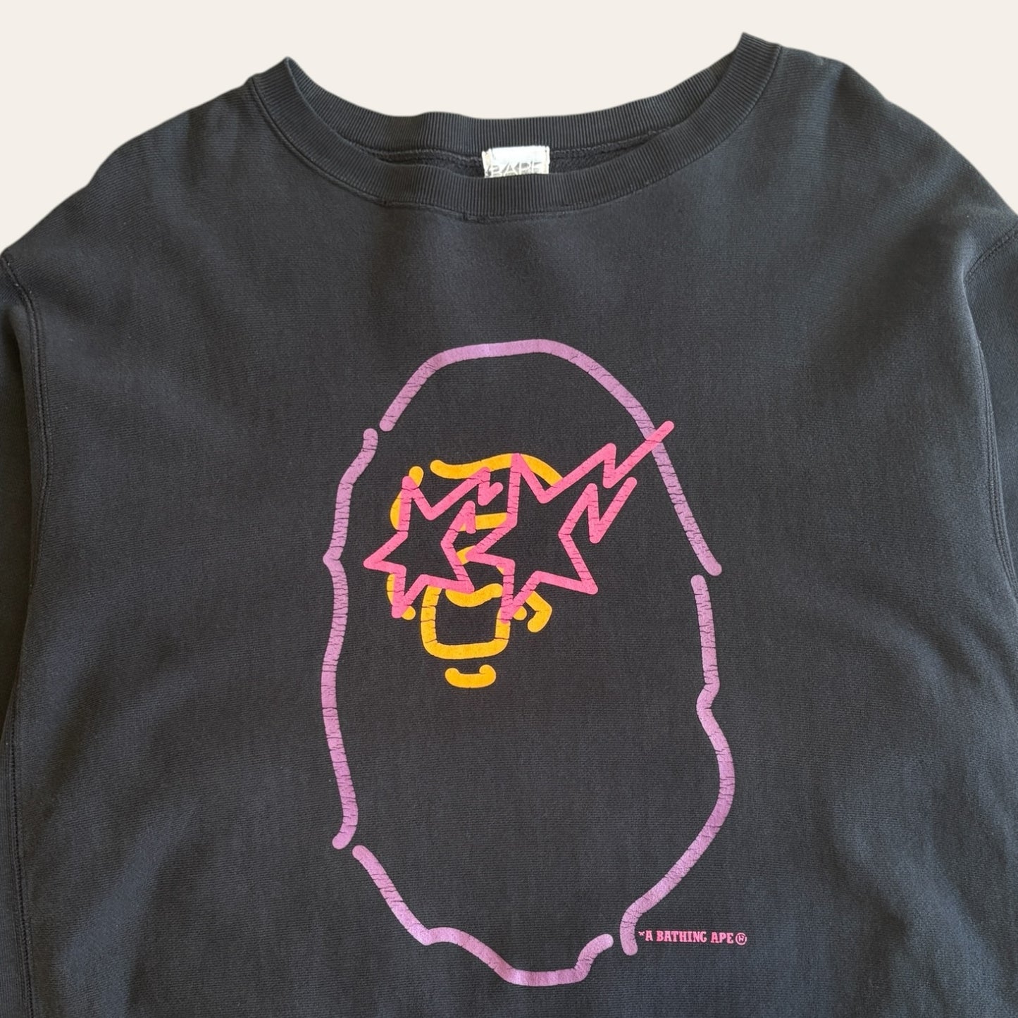 00s Bape Bapesta Head Sweater Size L
