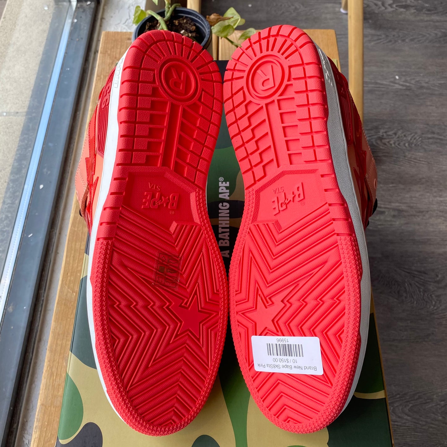 Brand New Bape Sk8Sta Pink