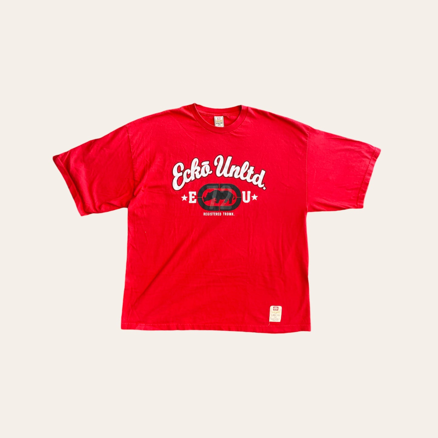 Y2K Ecko Unltd Tee Red Size XXL
