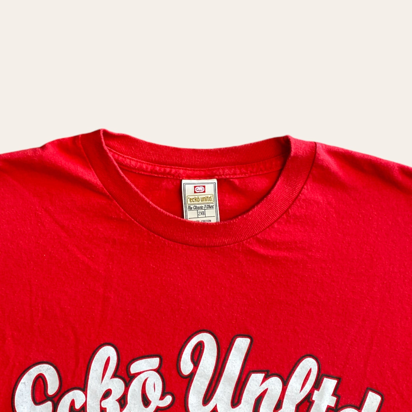 Y2K Ecko Unltd Tee Red Size XXL