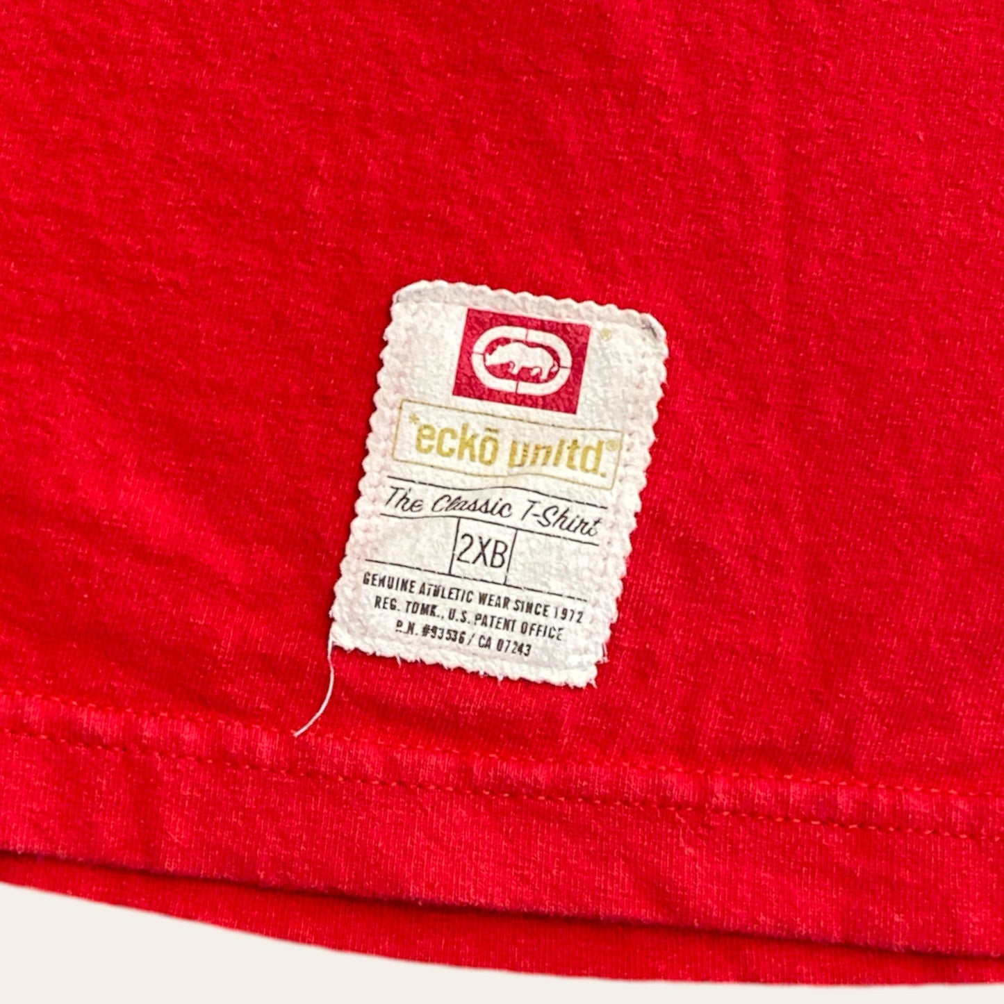 Y2K Ecko Unltd Tee Red Size XXL