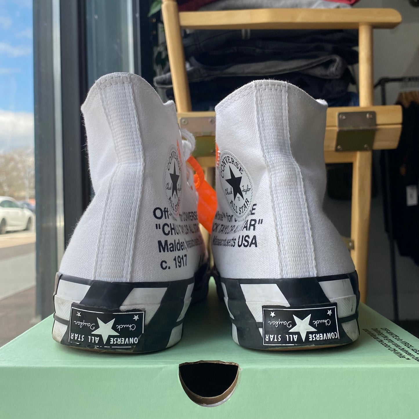 Off White x Converse Chuck Taylor's Size 9.5