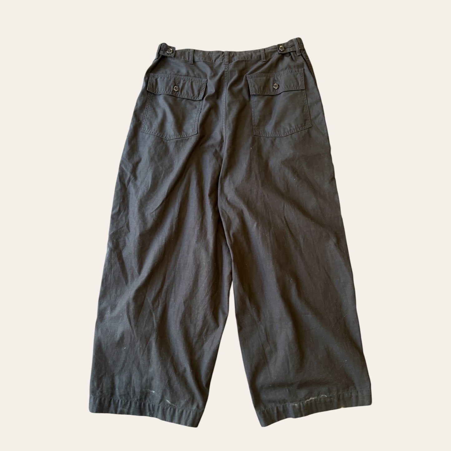 Needles H.D. Fatigue Cotton Pant Black