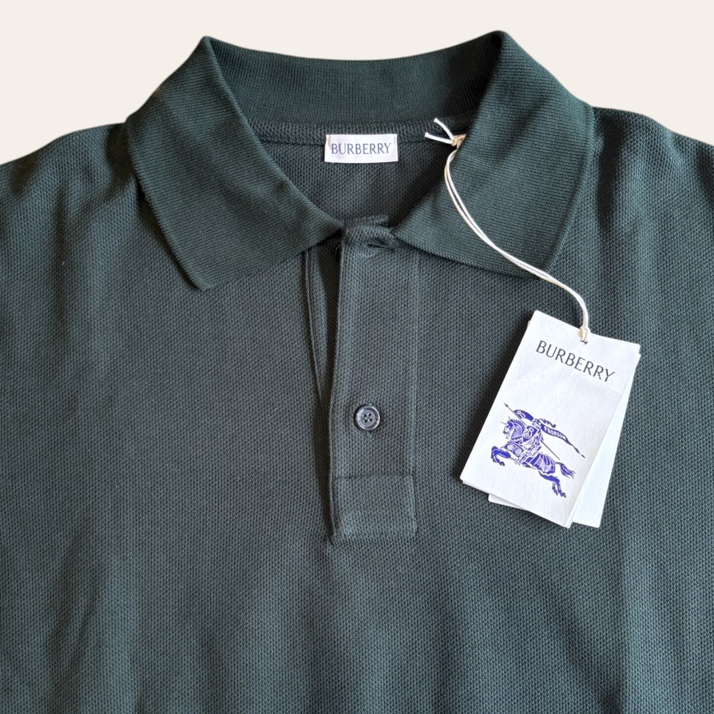 Brand New Burberry Polo Green Size M