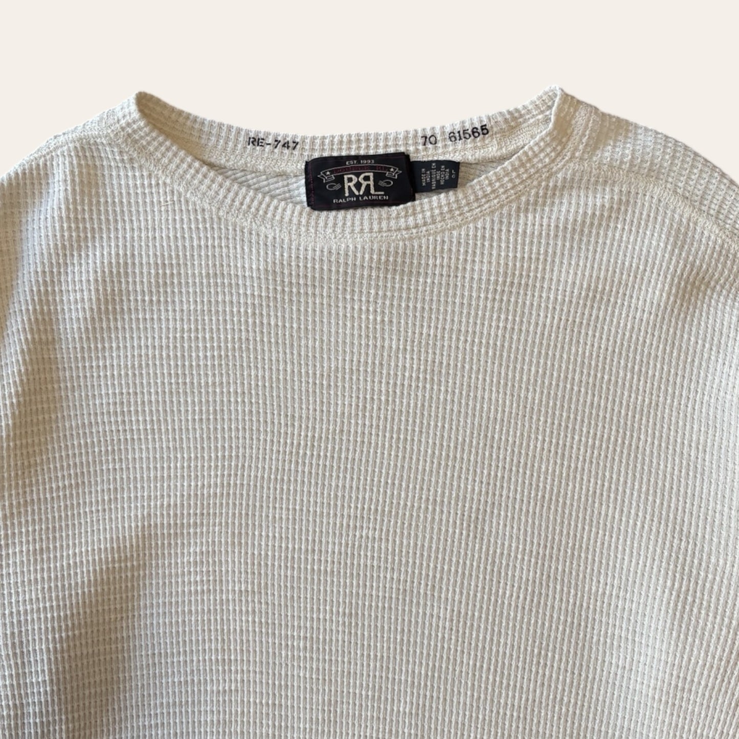 RRL Thermal Longsleeve Tee Size L