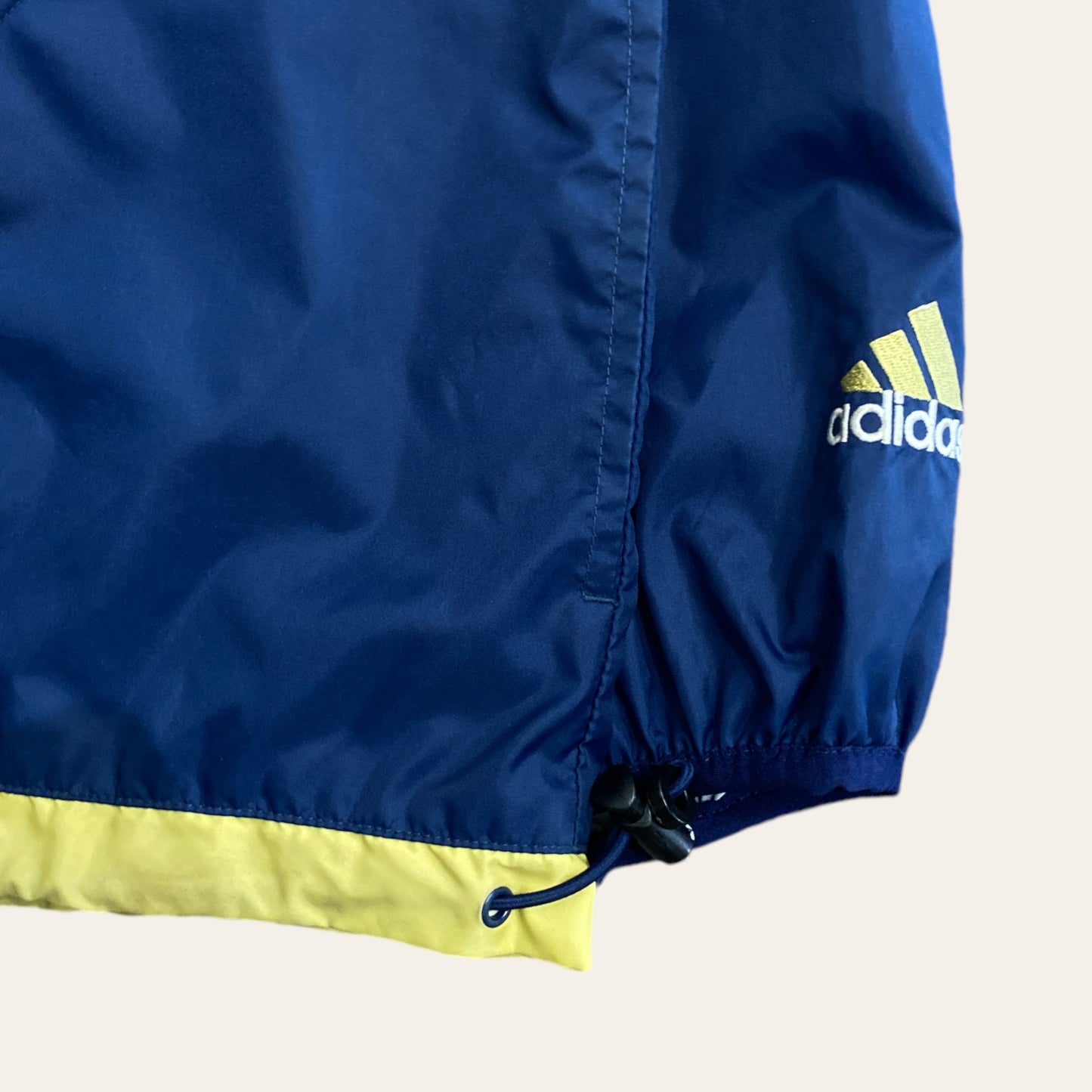 Y2K Adidas Notre Dame Zip Up Windbreaker Size M