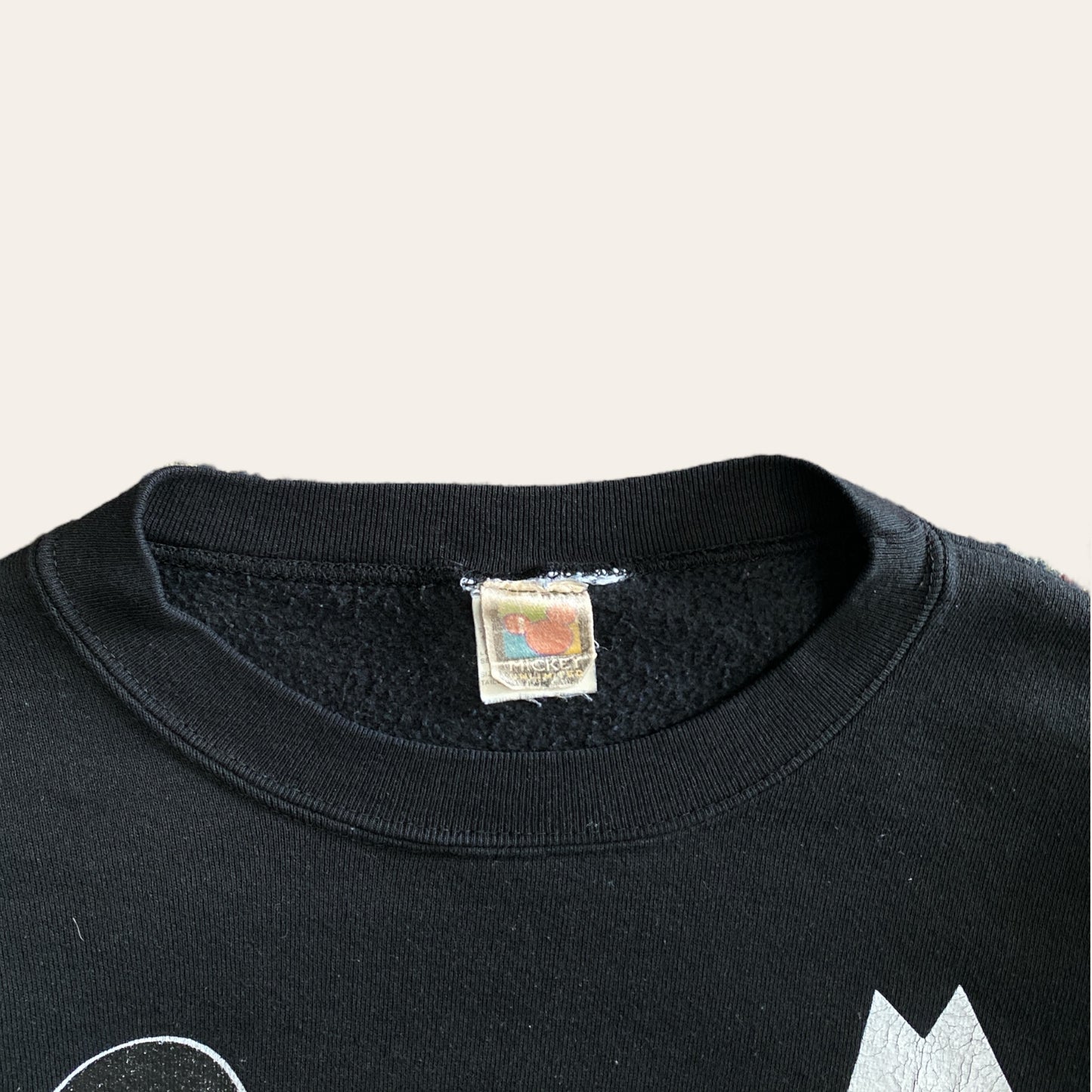 90's Disney Mickey Mouse Sweater Black Size L