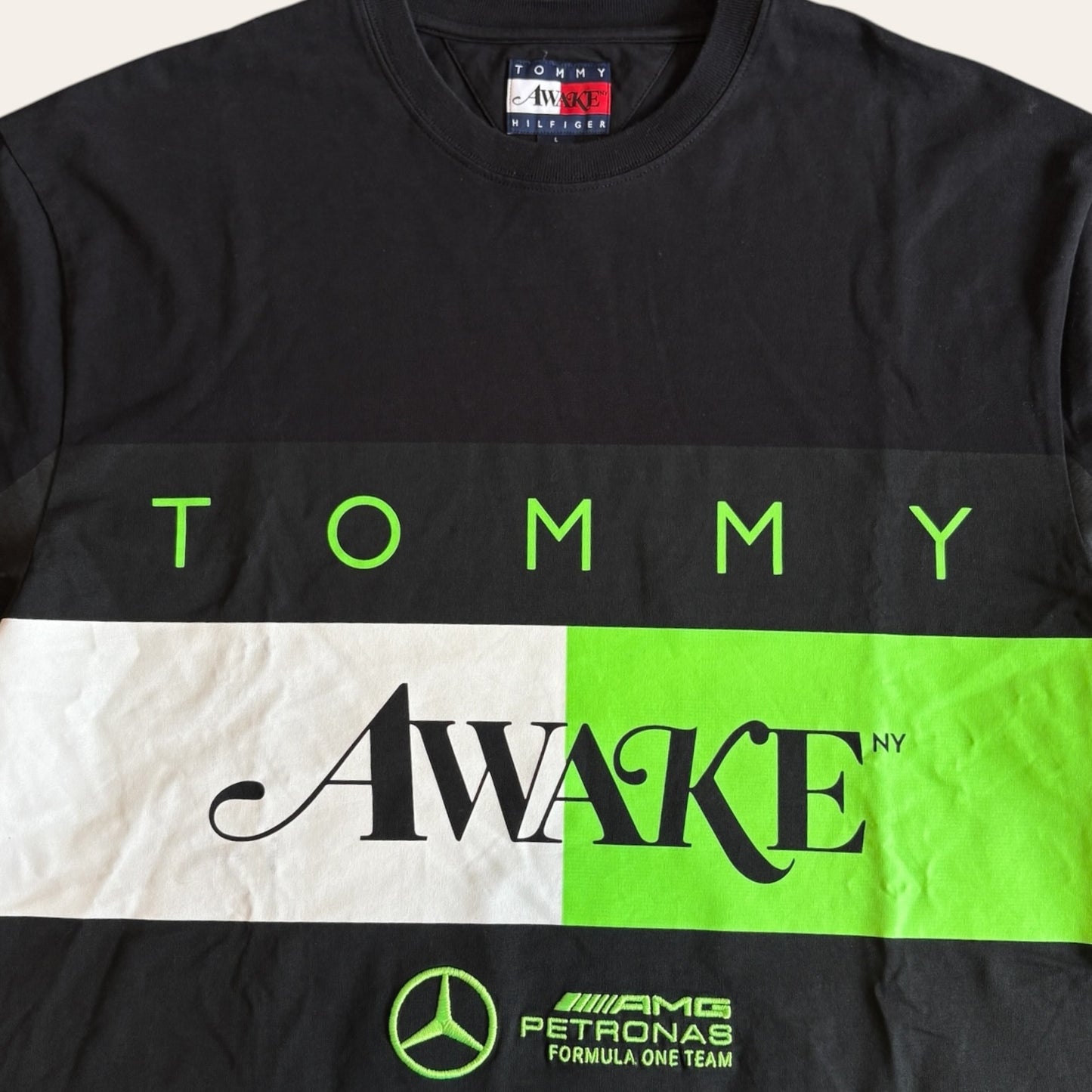 Awake x Tommy Hilfiger x F1 AMG Tee Size L