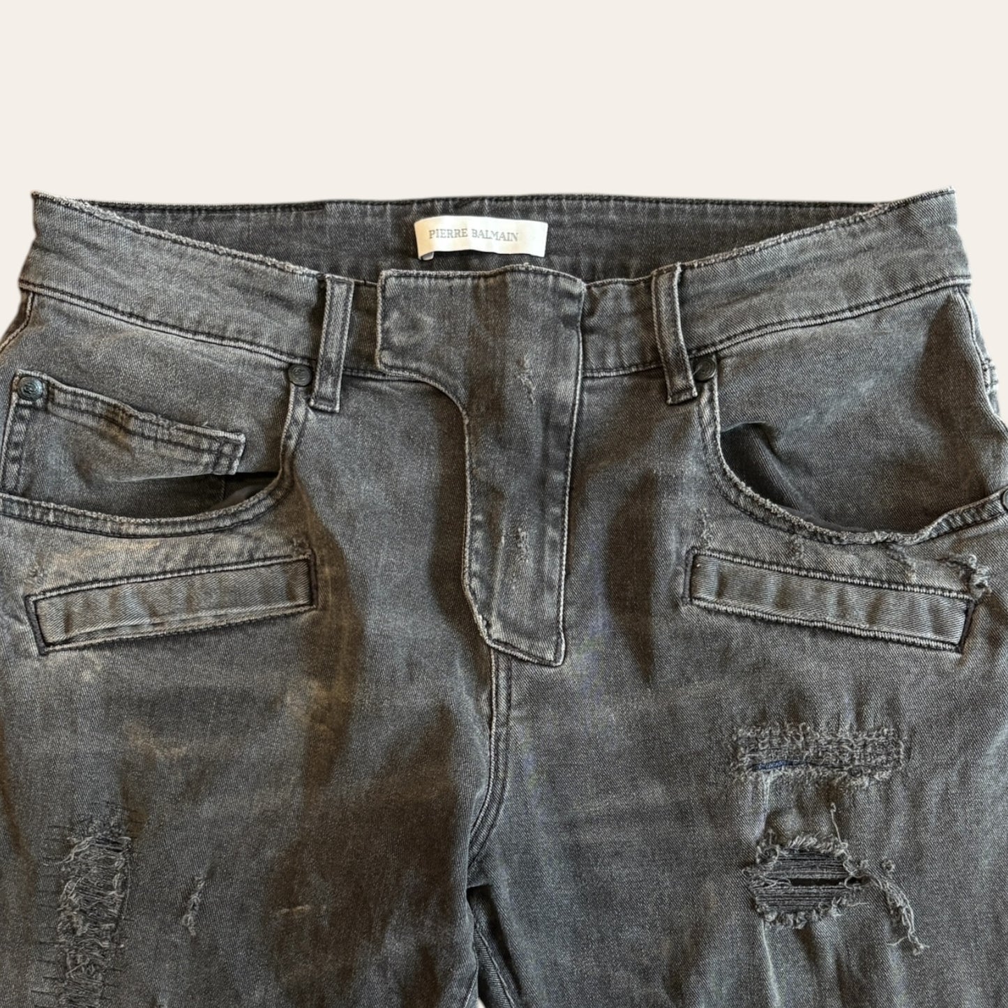 Balmain Distressed Jeans Size 31