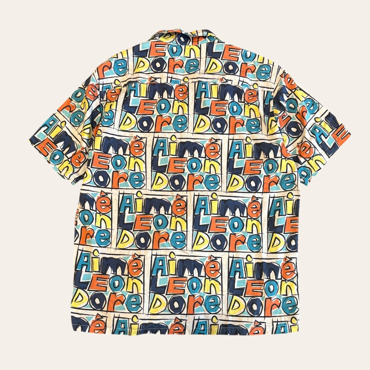 Aime Leon Dore AOP Button Up Shirt Size M