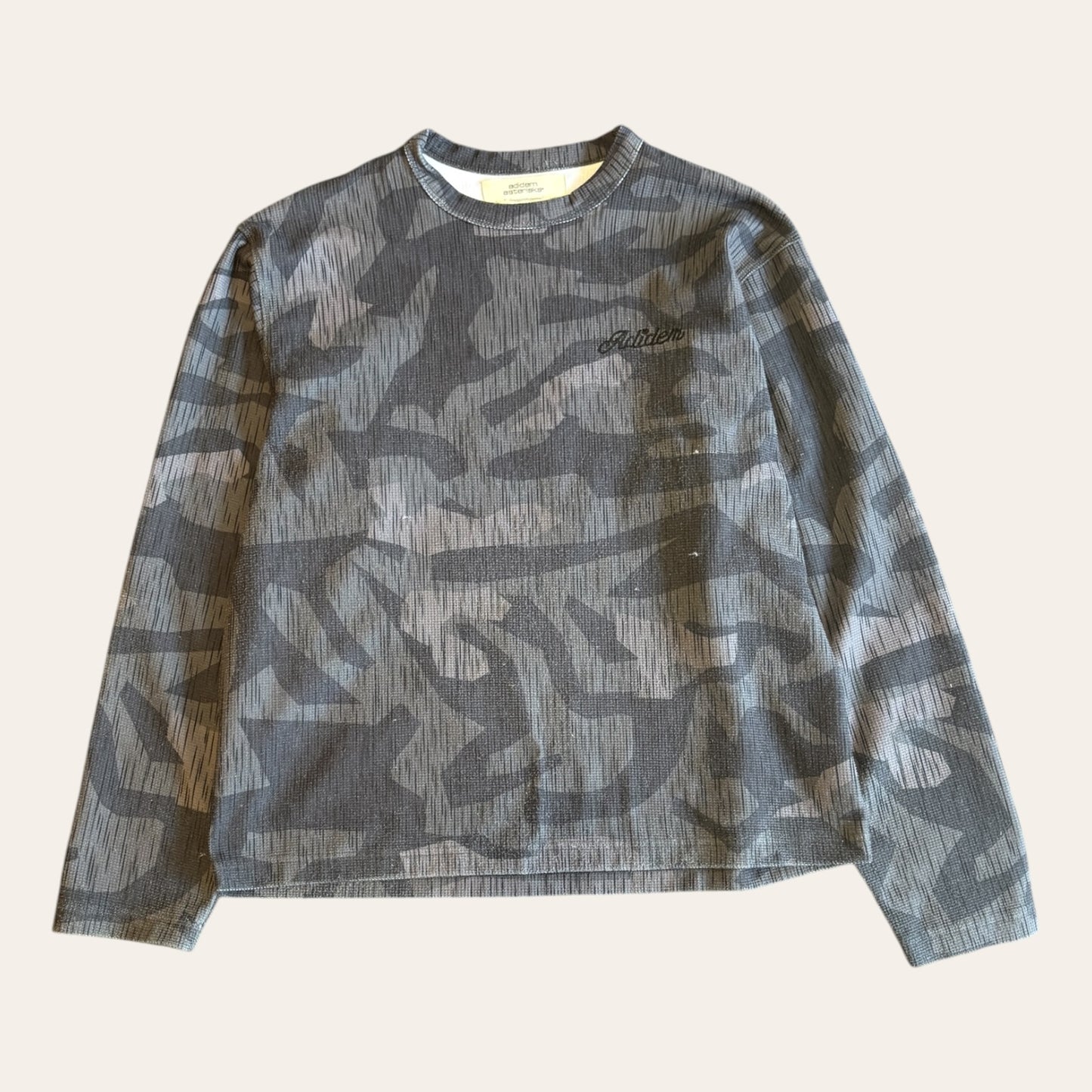 Adidem Asterisks Camo Long Sleeve Black Size M