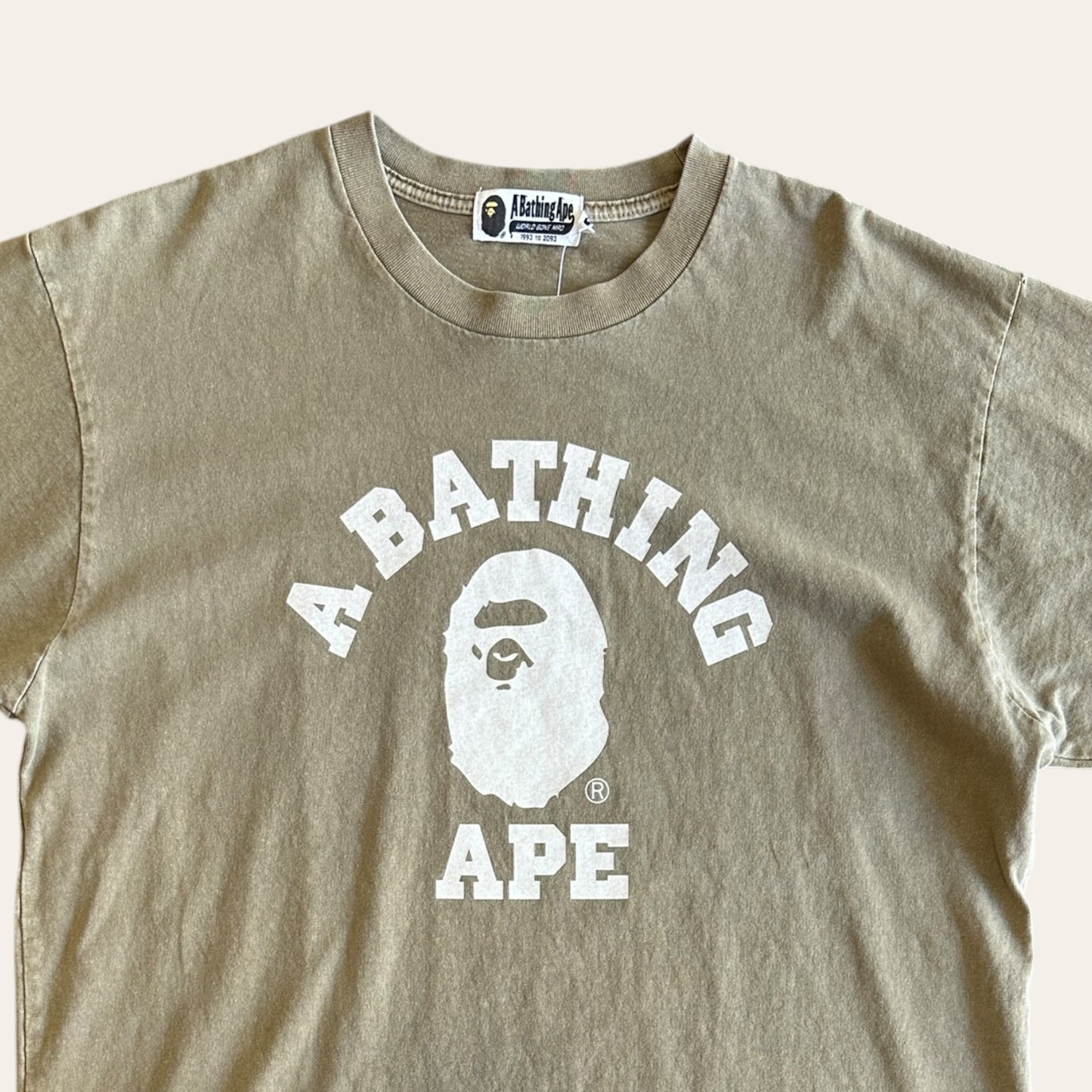 Bape Tee Olive Size M