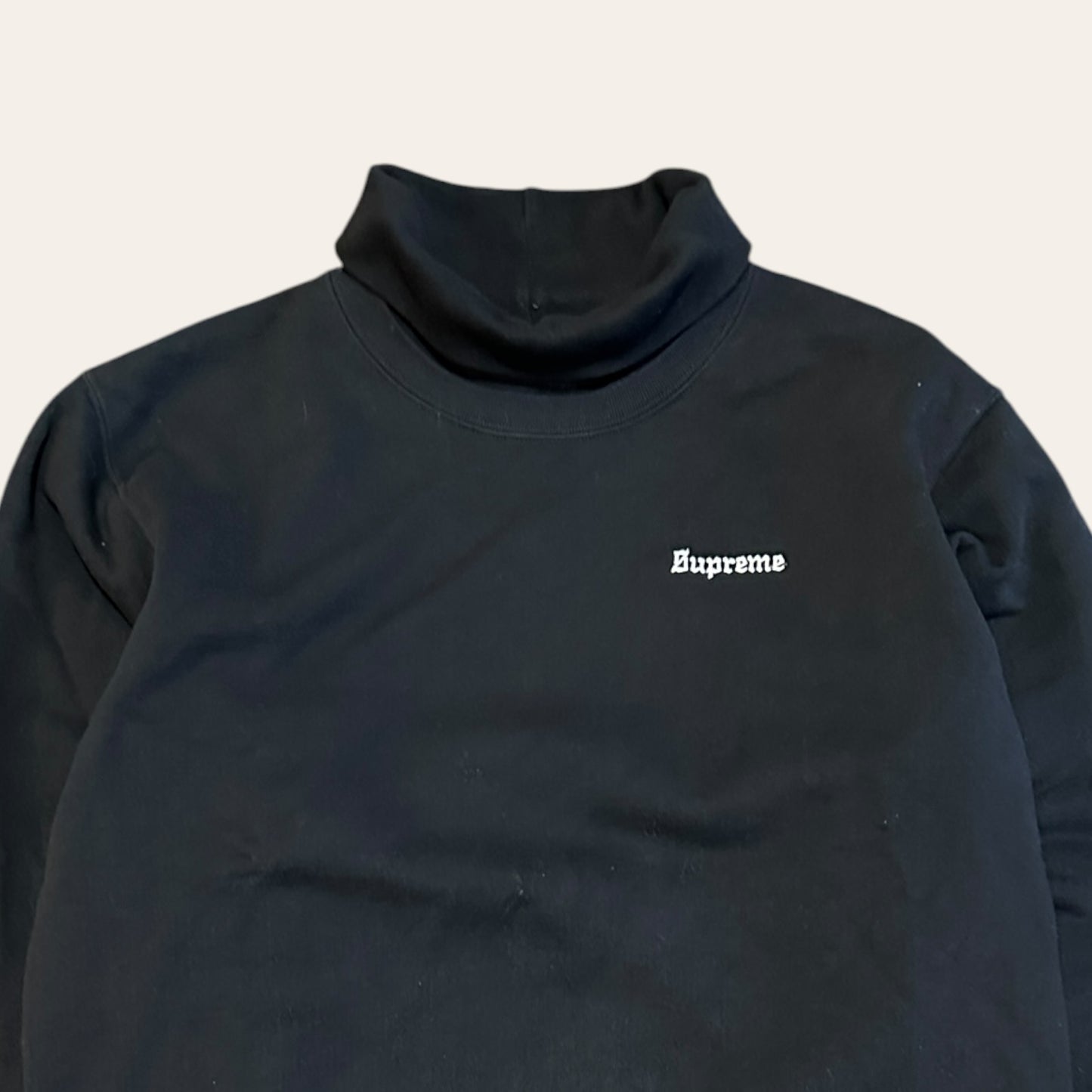 Supreme Turtleneck Black Size XL