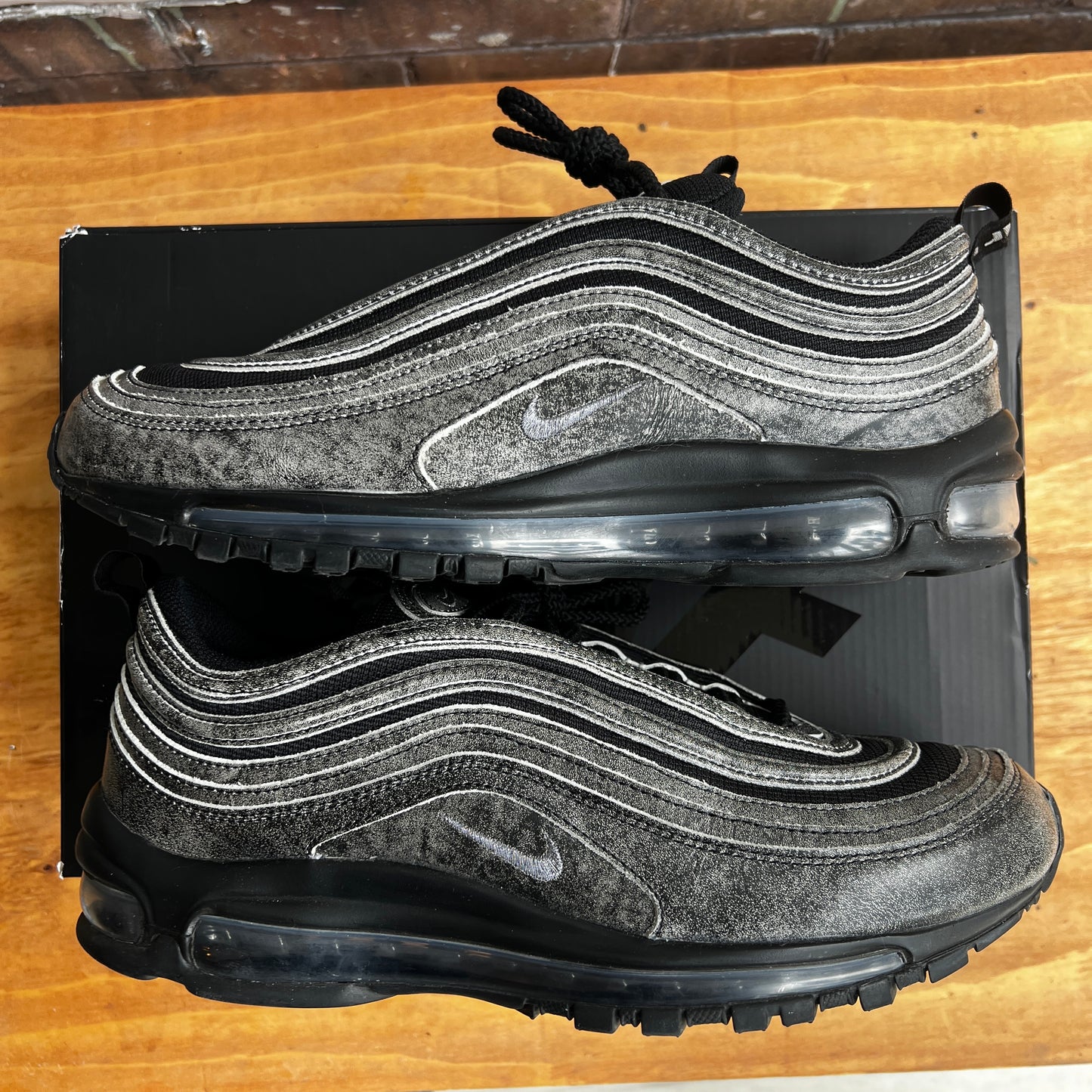 CDG x Nike Air Max 97 "Black" Size 10