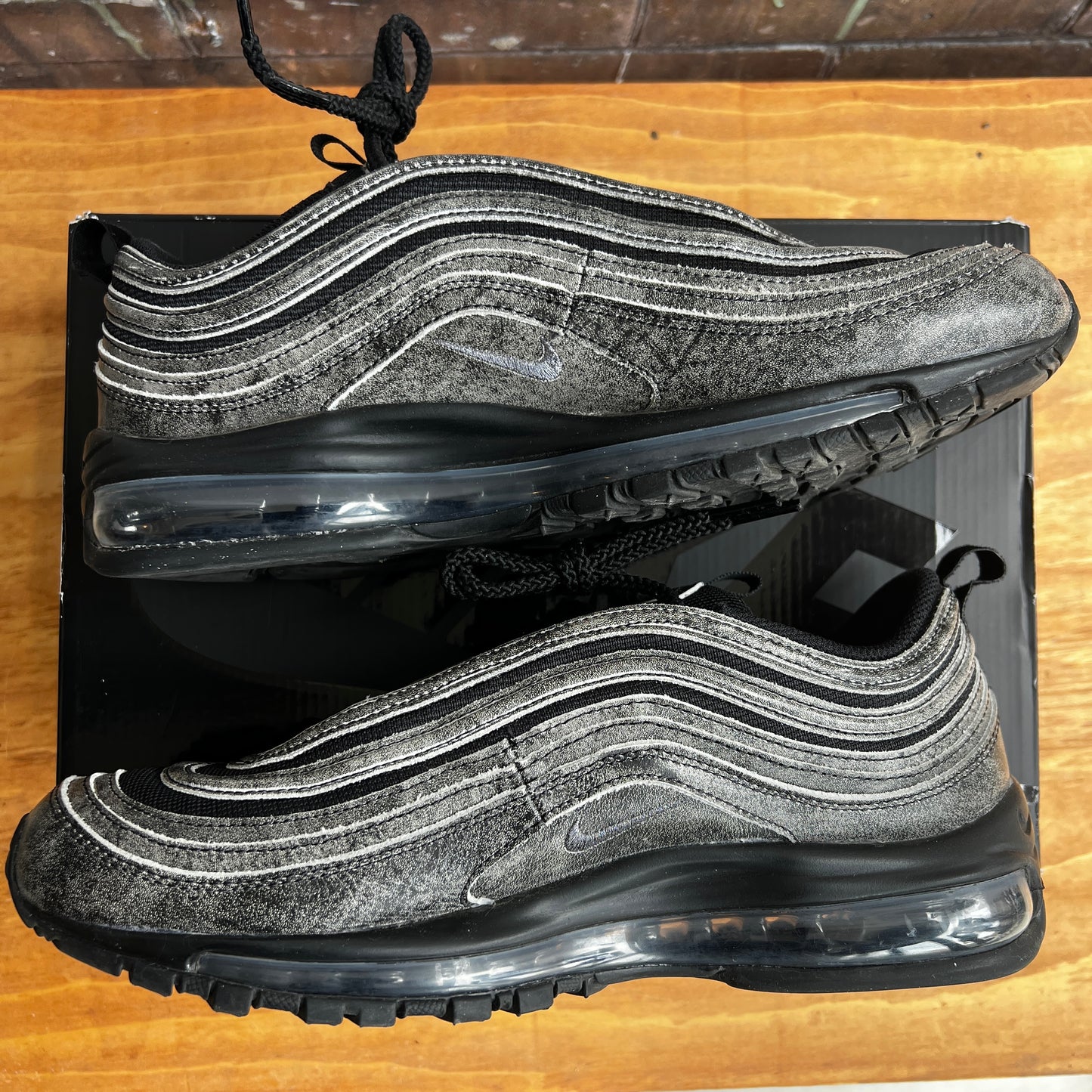 CDG x Nike Air Max 97 "Black" Size 10