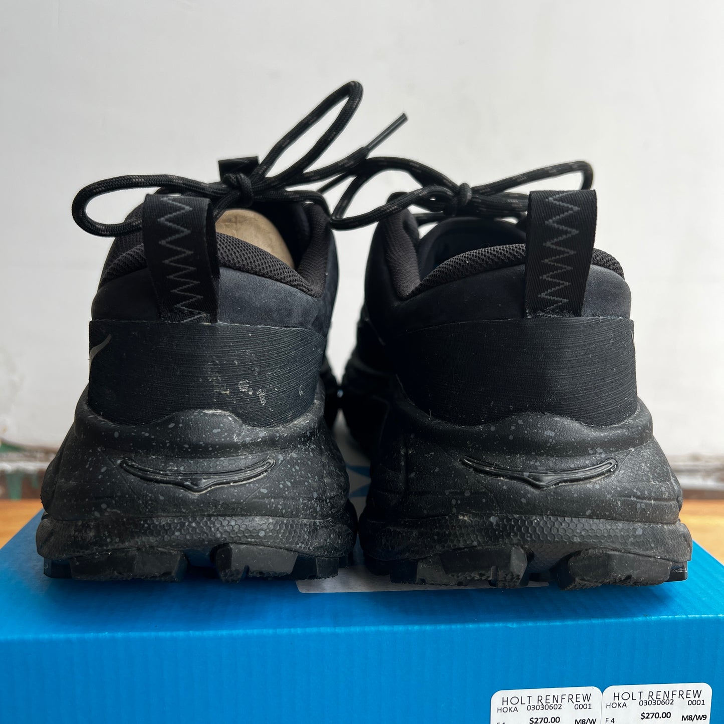 Hoka Tor Summit "Black" Size 8