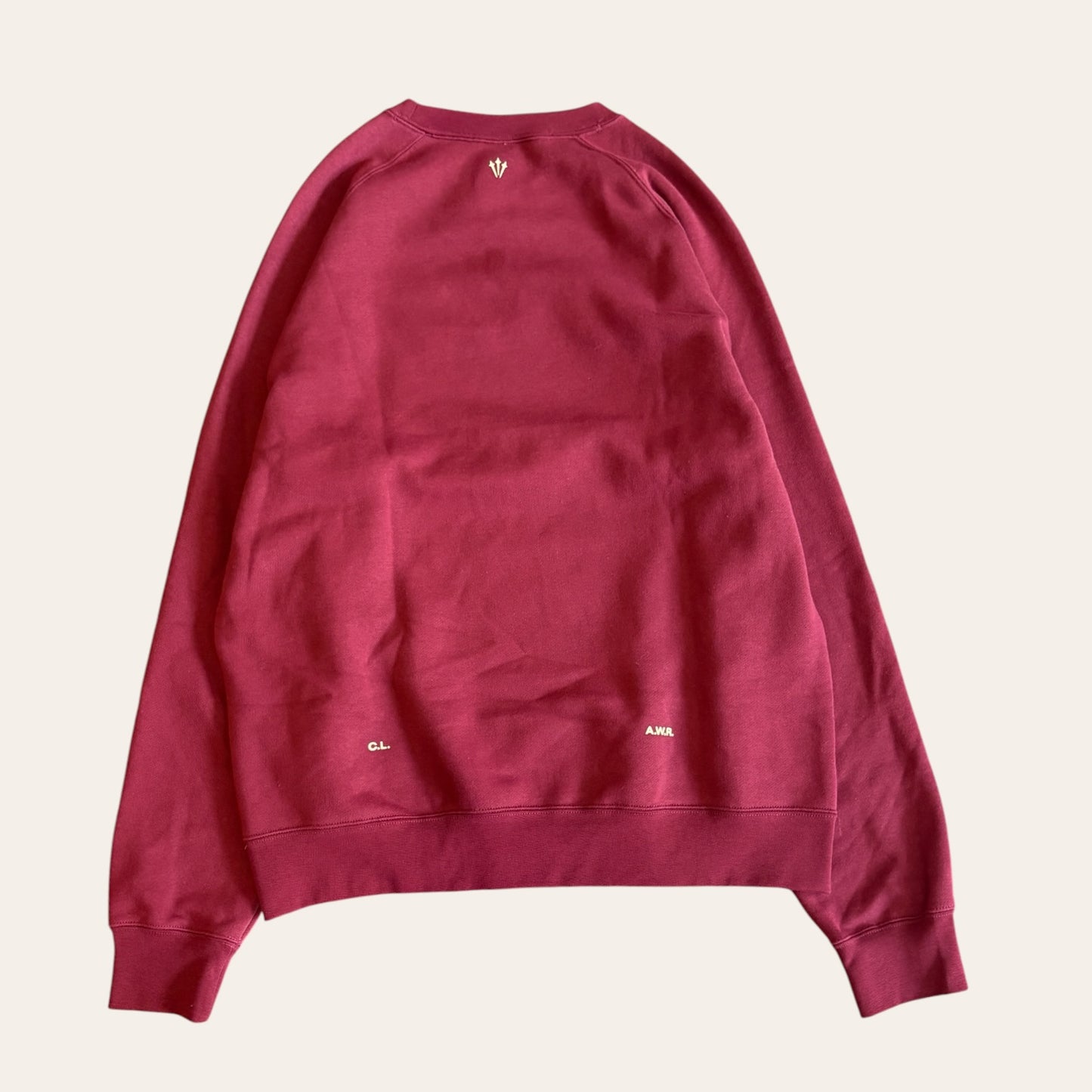 Brand New Nocta Sweater Burgundy Size L