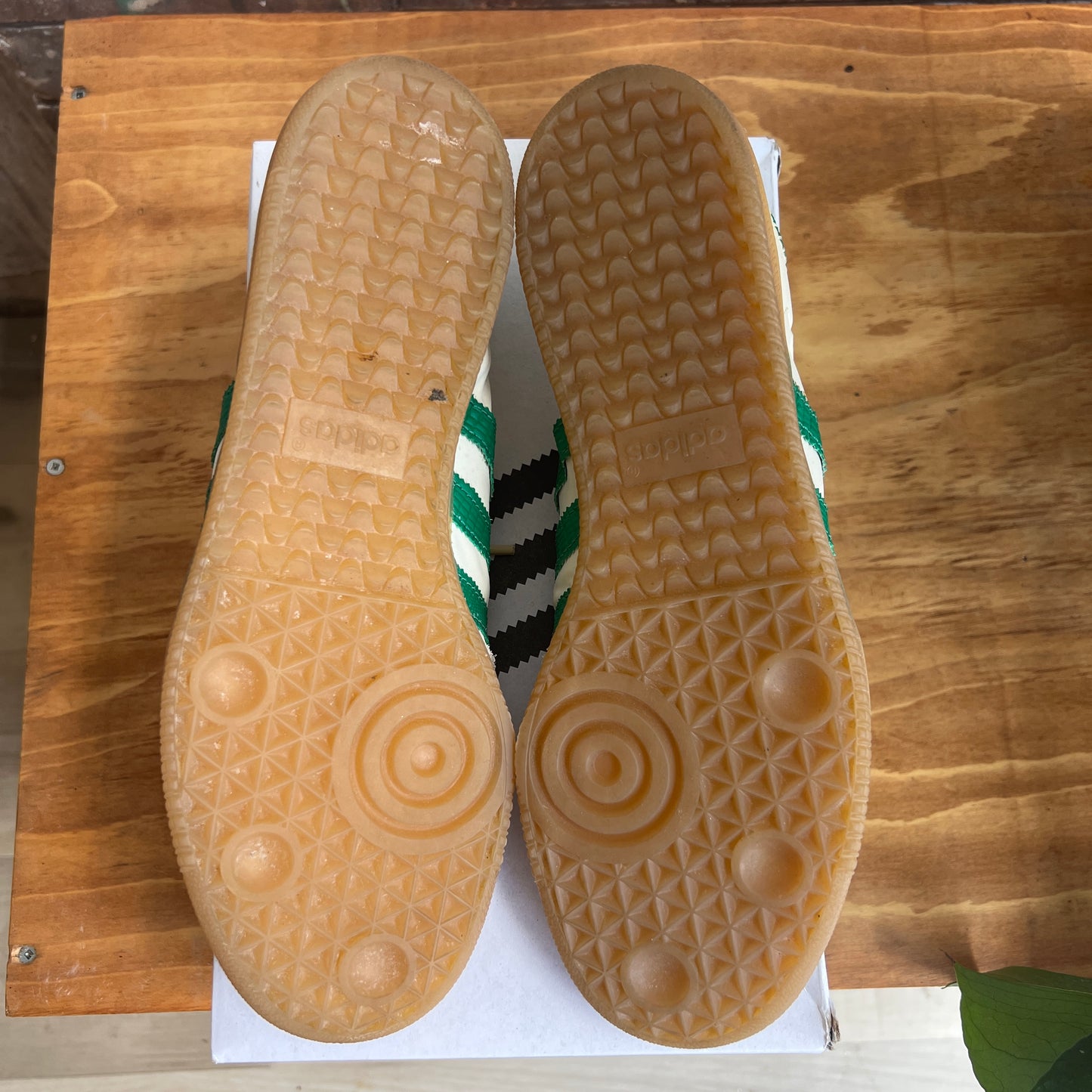 Adidas Samba Wales Bonner Cream Green Size 9