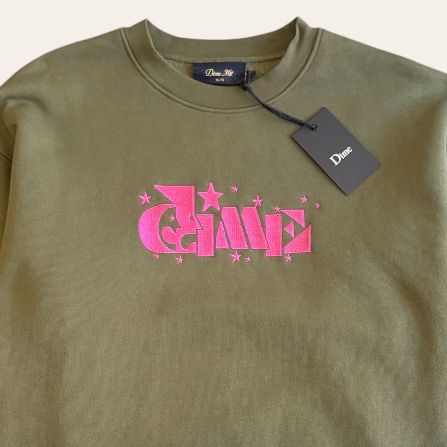 Dime Mtl Sweater Olive Size XL