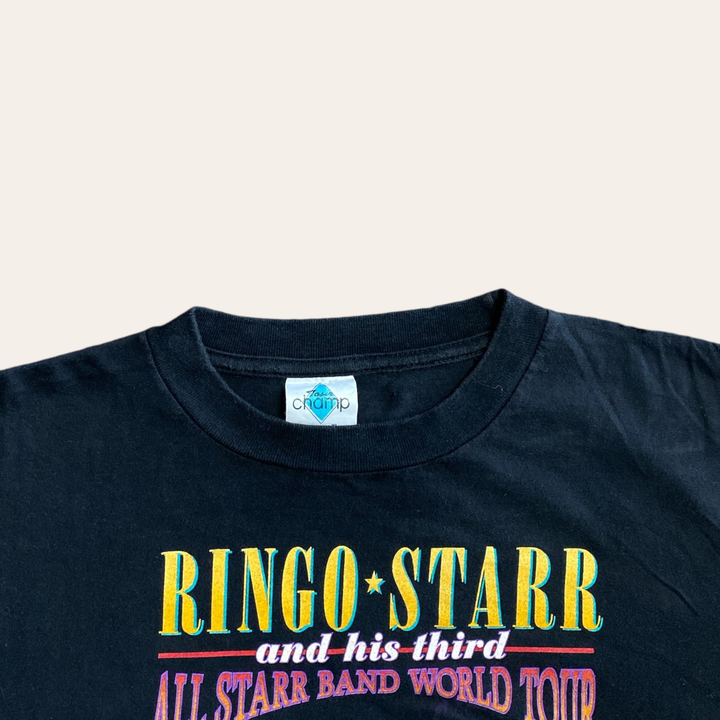 95' Ringo Starr World Tour Tee Black Size XL