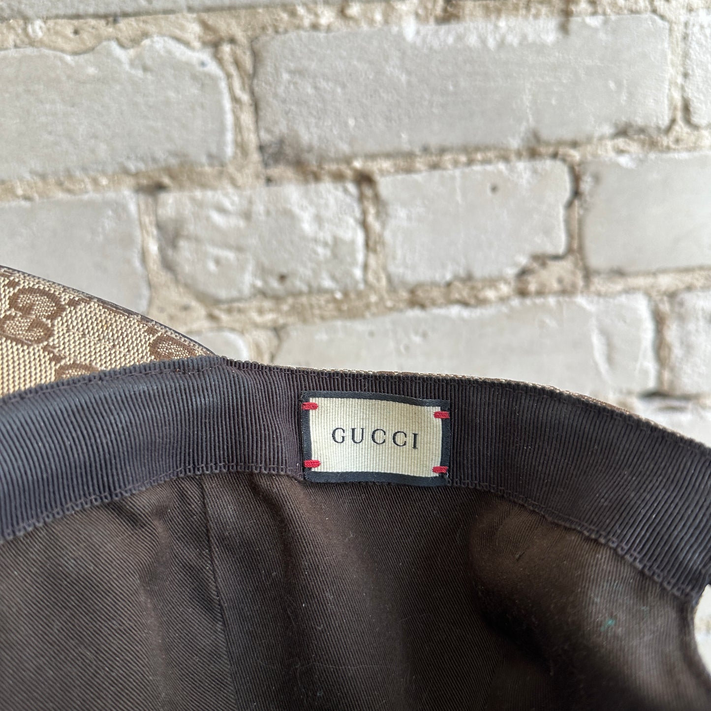 Gucci Monogram Strapback Hat