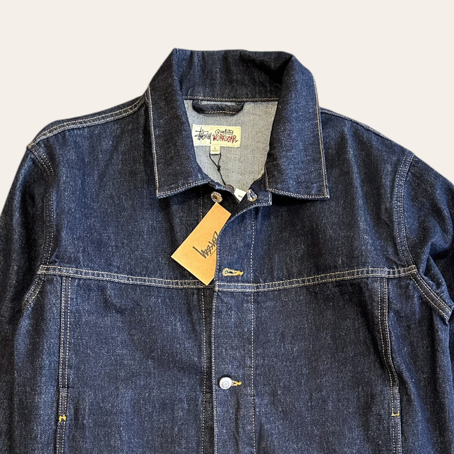 Brand New Stussy Trucker Denim Jacket Size L
