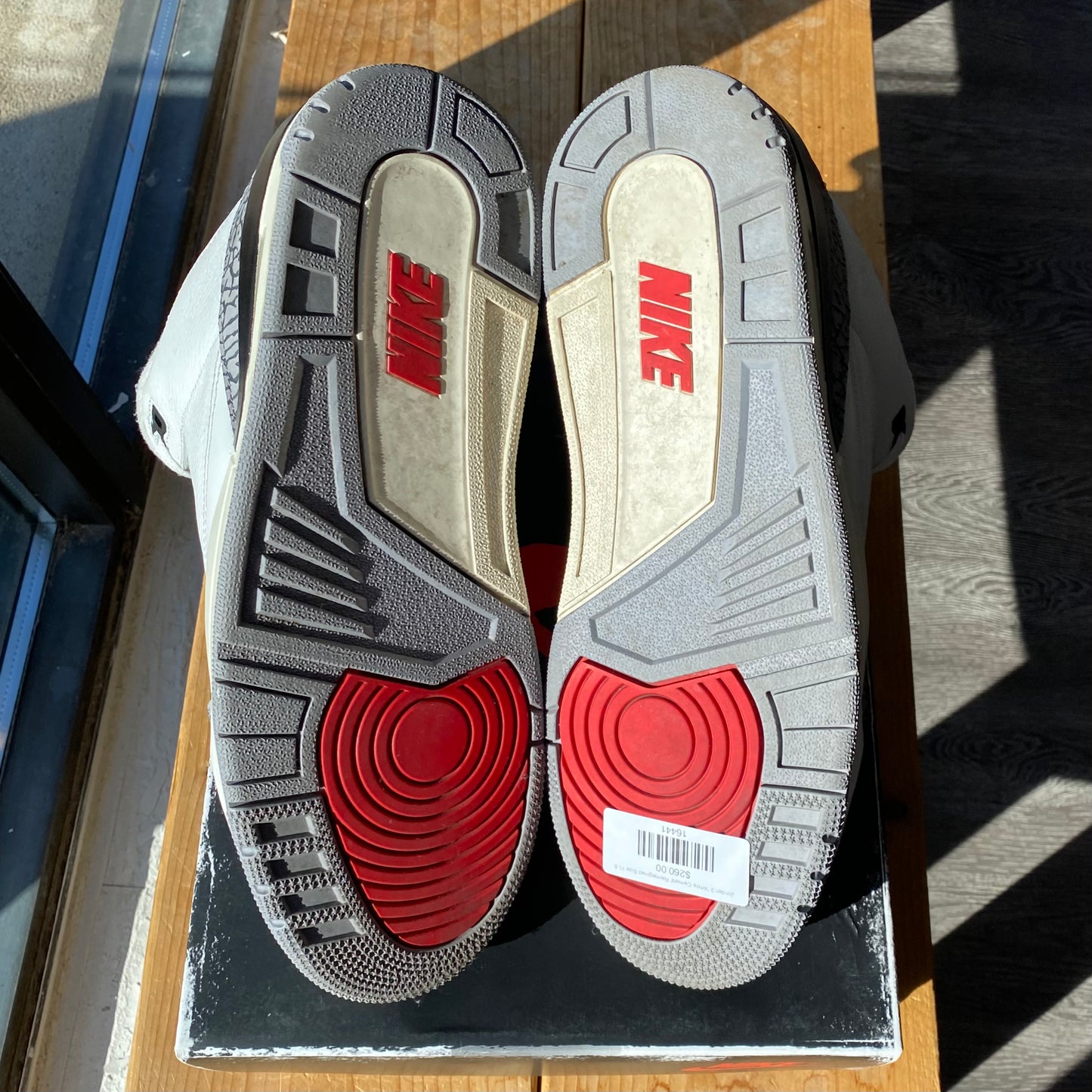 Jordan 3 'White Cement' Reimagined Size 11.5