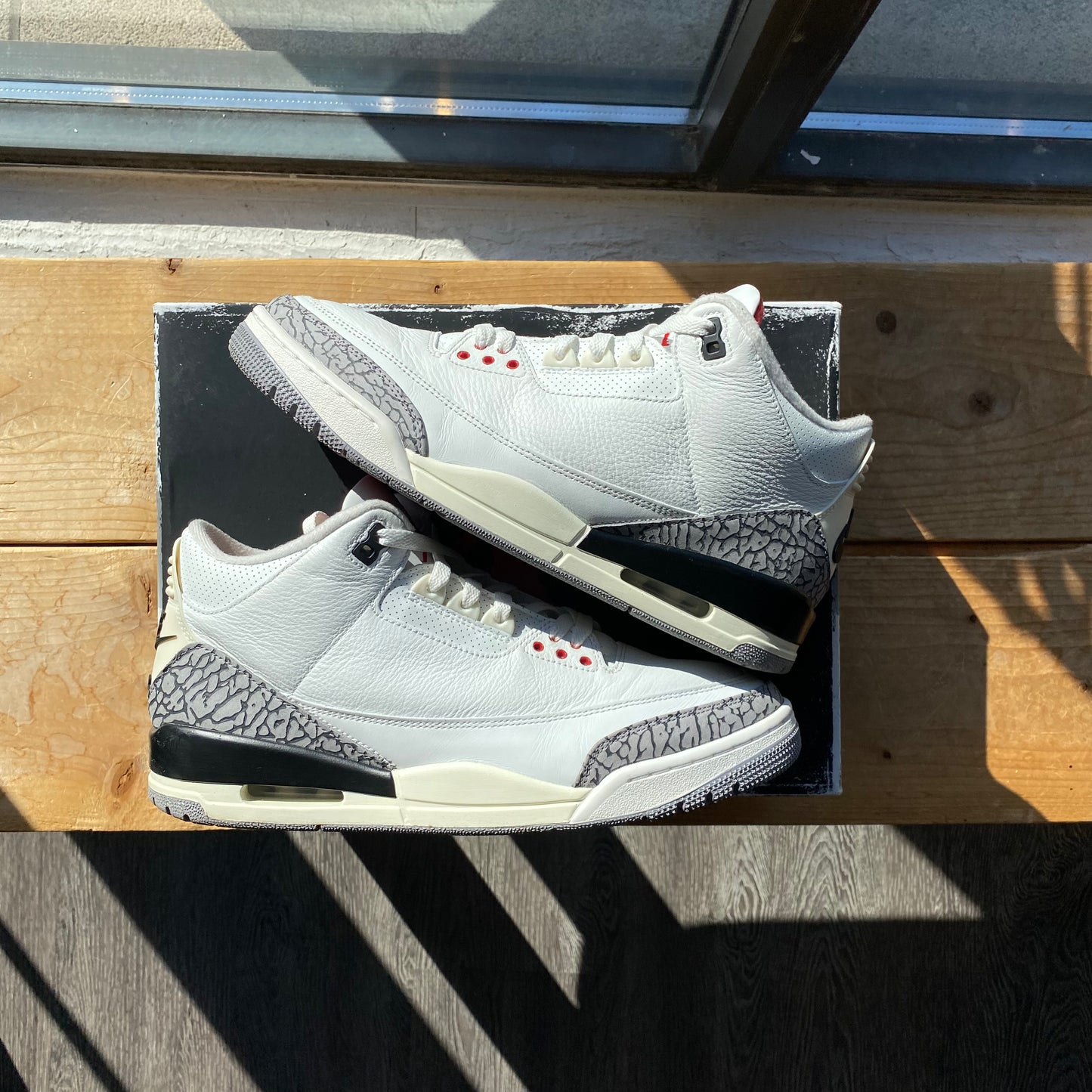 Jordan 3 'White Cement' Reimagined Size 11.5