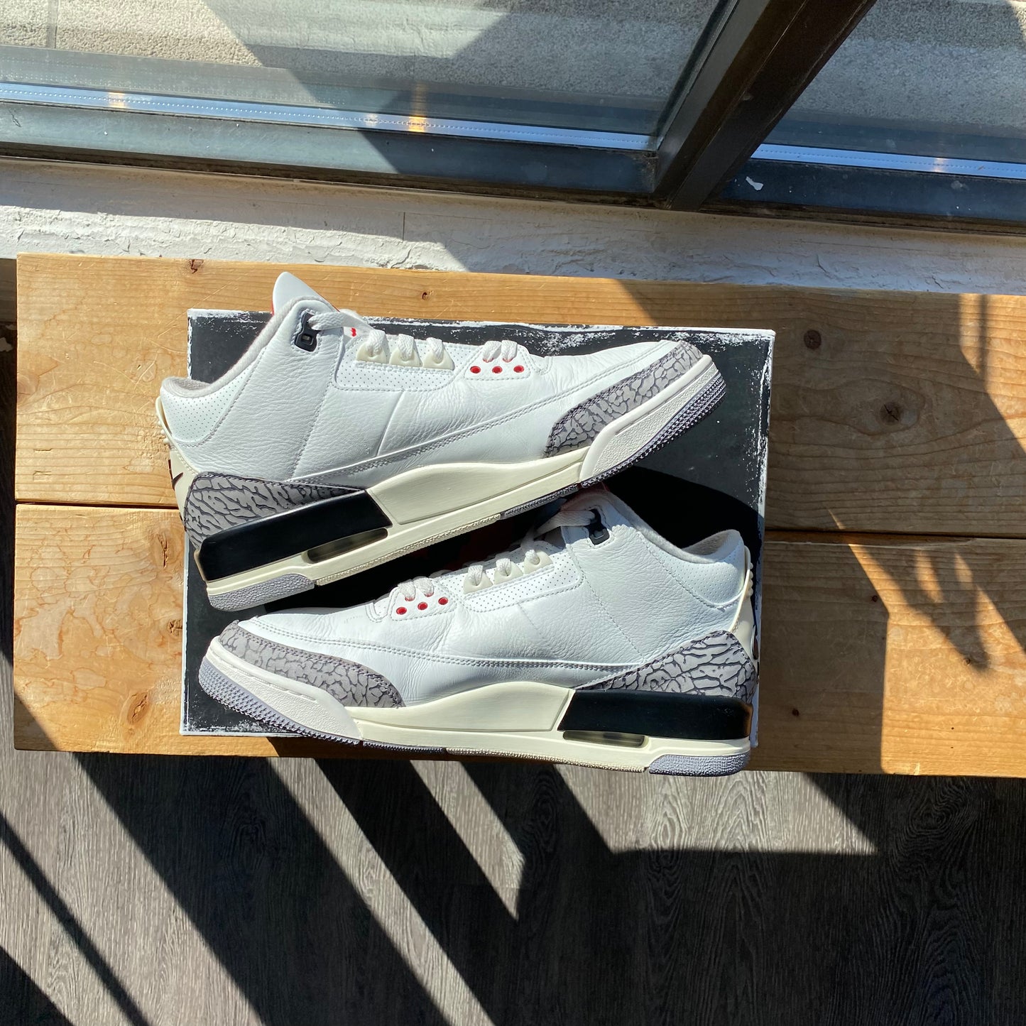 Jordan 3 'White Cement' Reimagined Size 11.5