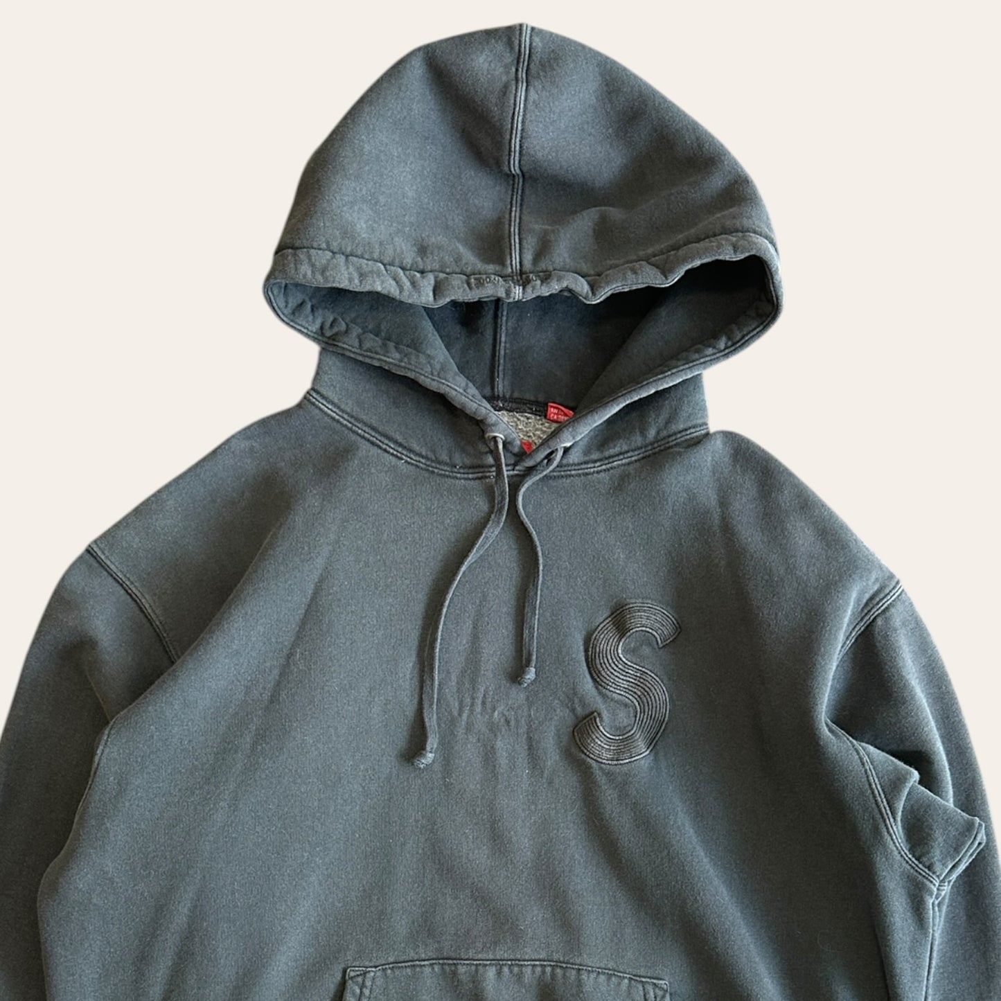 Supreme S Logo Hoodie Black Size M