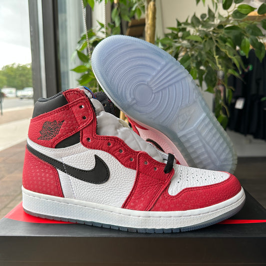 Brand New Air Jordan 1 High 'Spiderman Origin Story' Size 8.5