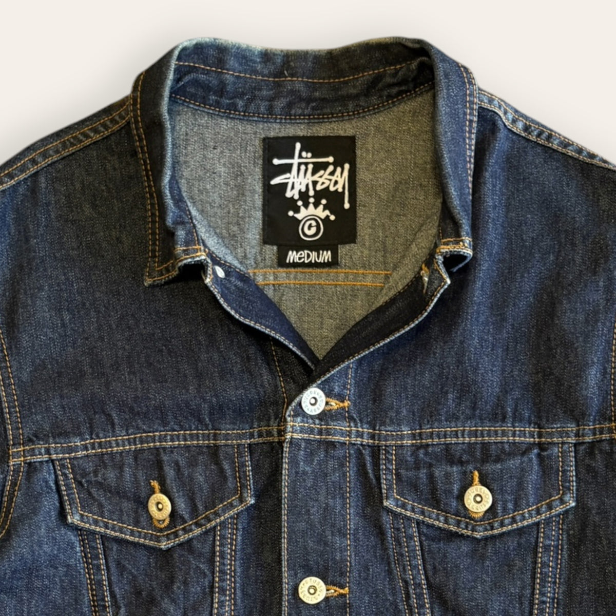 00s Stussy Denim Jacket Size M