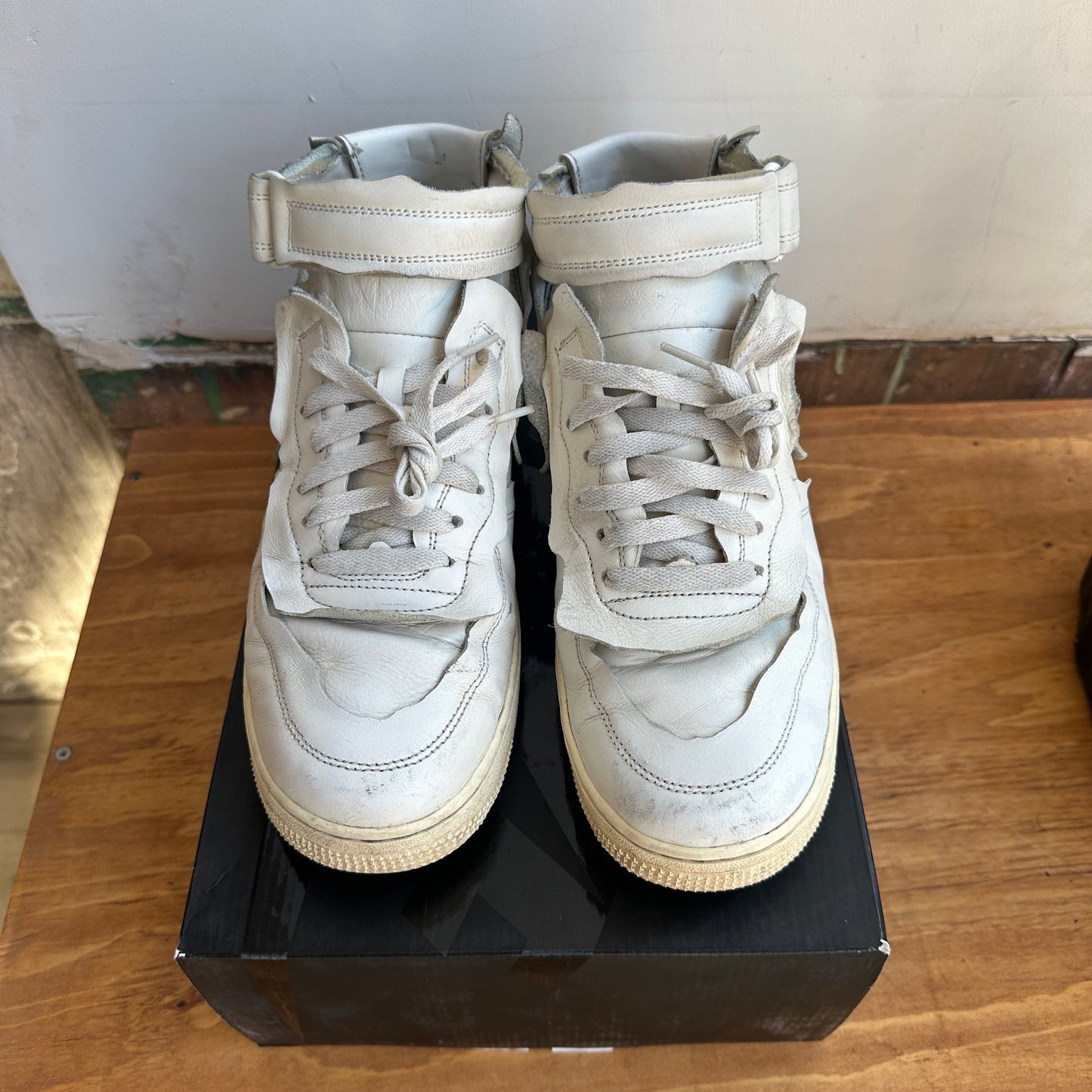 CDG x Nike Air Force 1 Mid Size 10