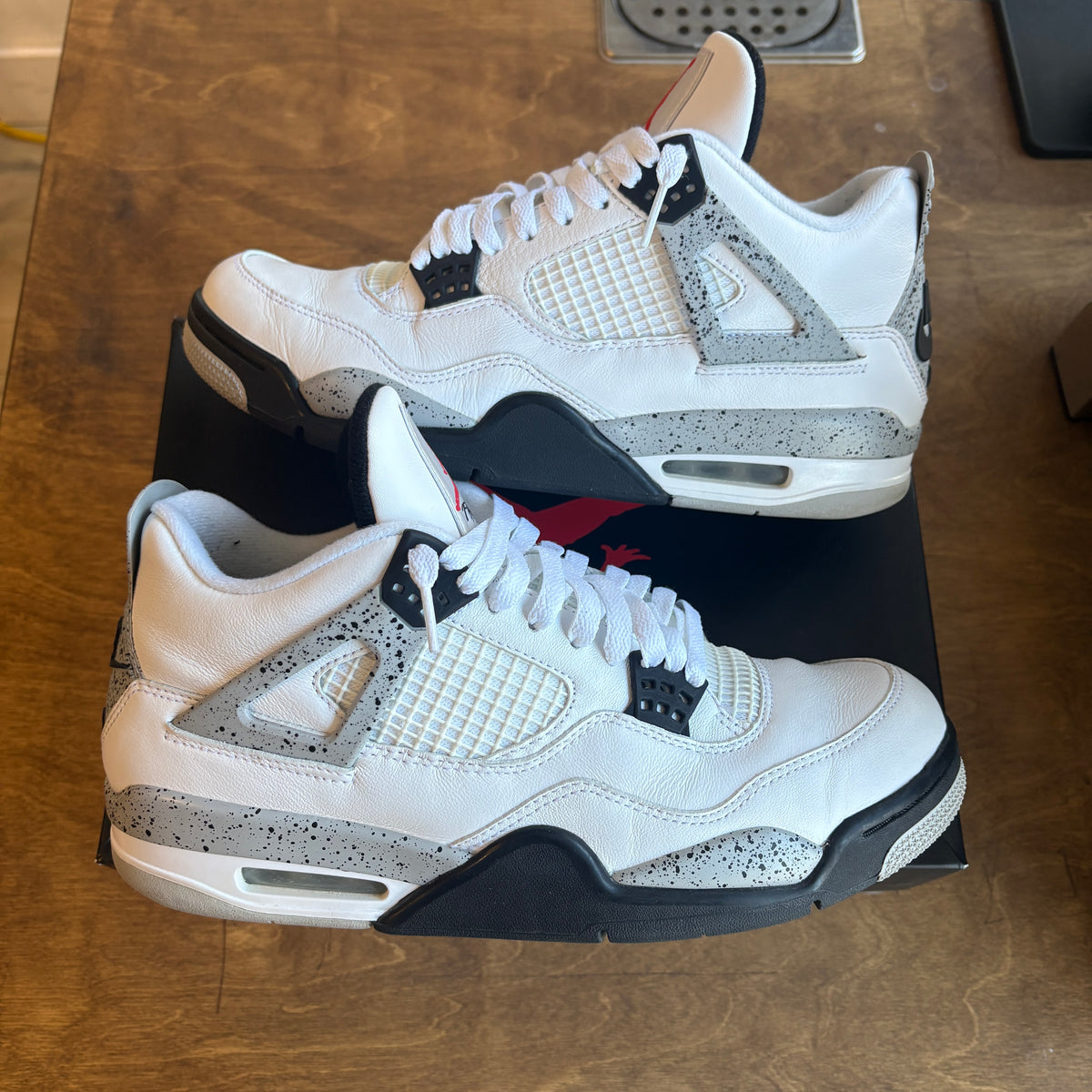 Jordan 4 "White Cement" Size 10.5