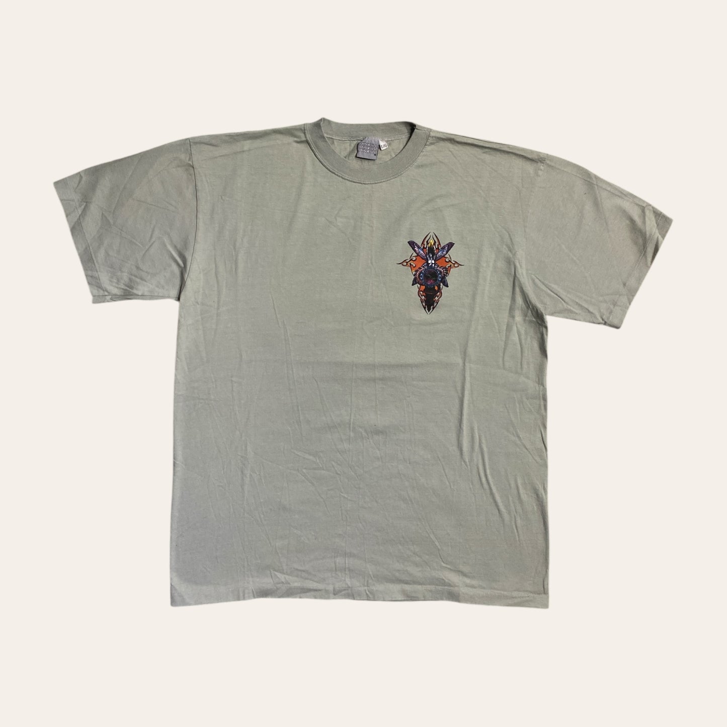 97' O'neil Surfing Tee Light Green Size L