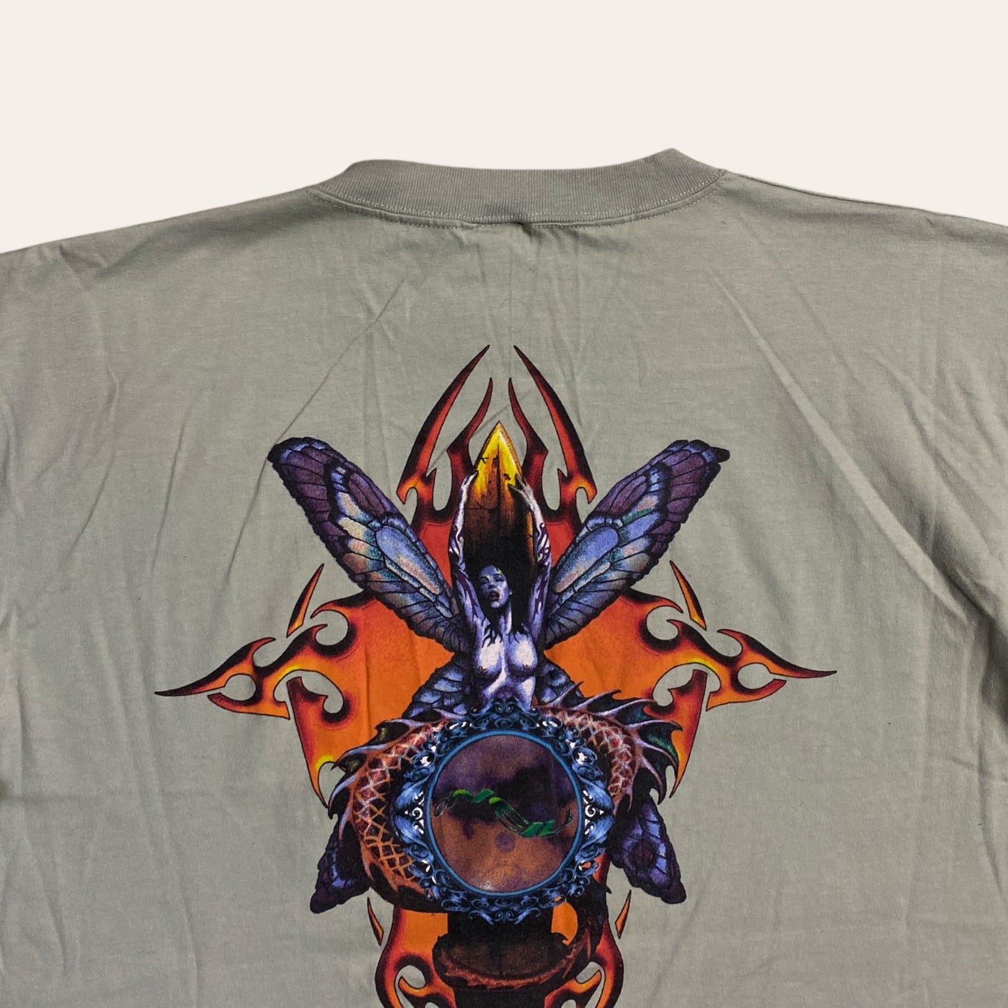 97' O'neil Surfing Tee Light Green Size L