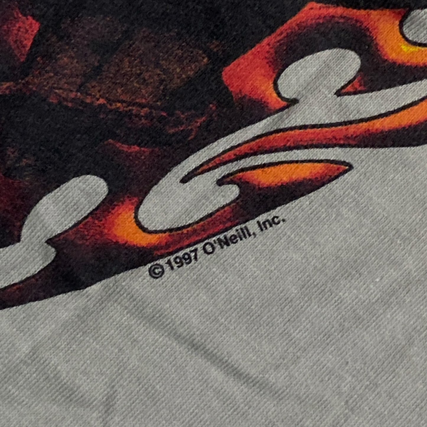 97' O'neil Surfing Tee Light Green Size L