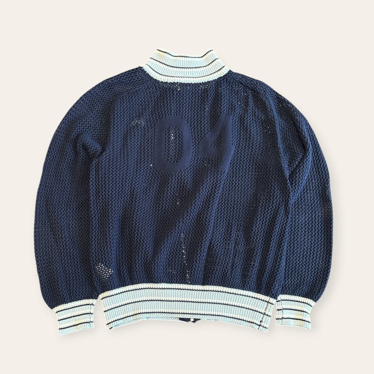 4YE Mesh Track Jacket Navy Size 2