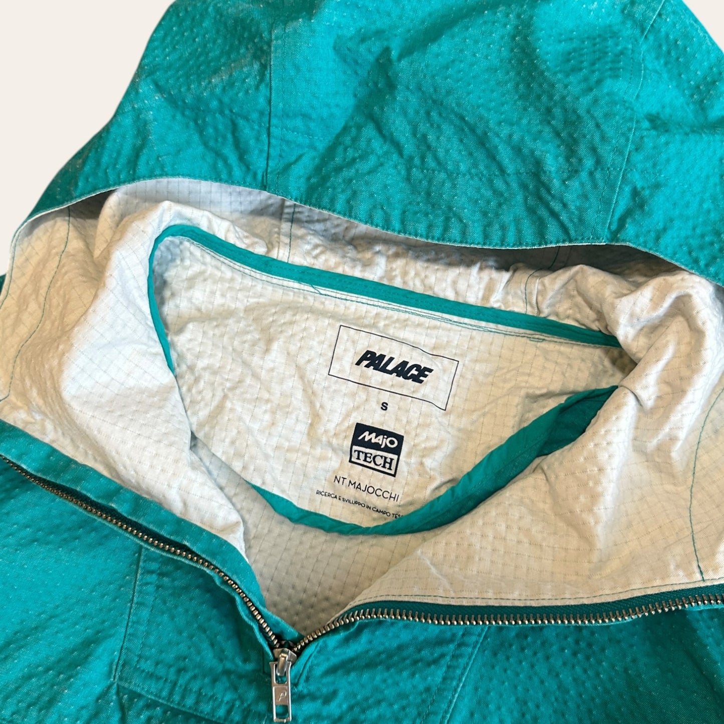 Palace Pigment Half Zip Jacket Size S